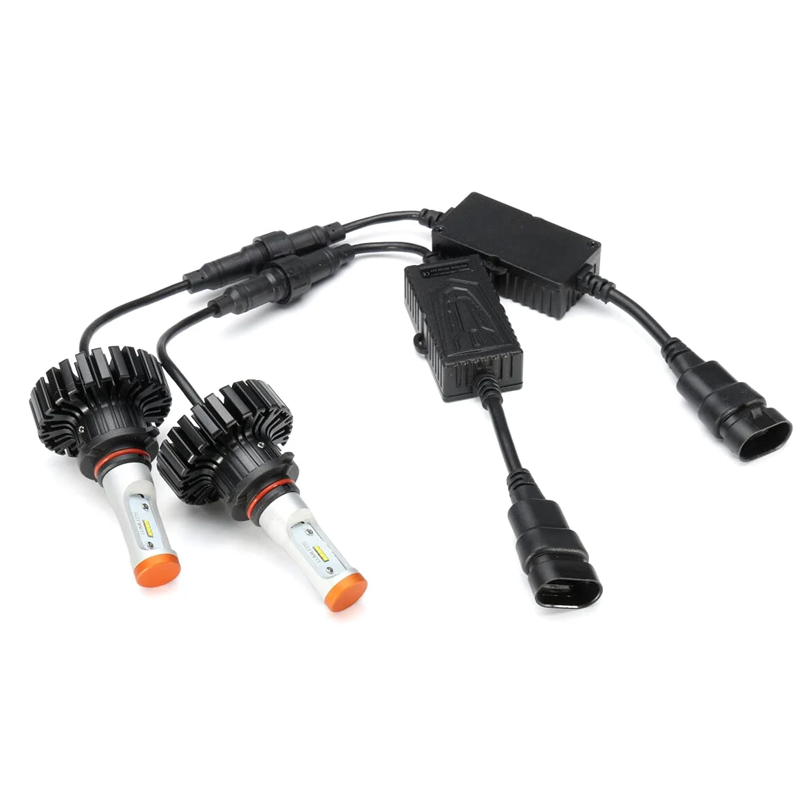 2Pcs H7/9005/9006/H10 6500K Led Faros Faros Bulbo Conversión Kit - H7