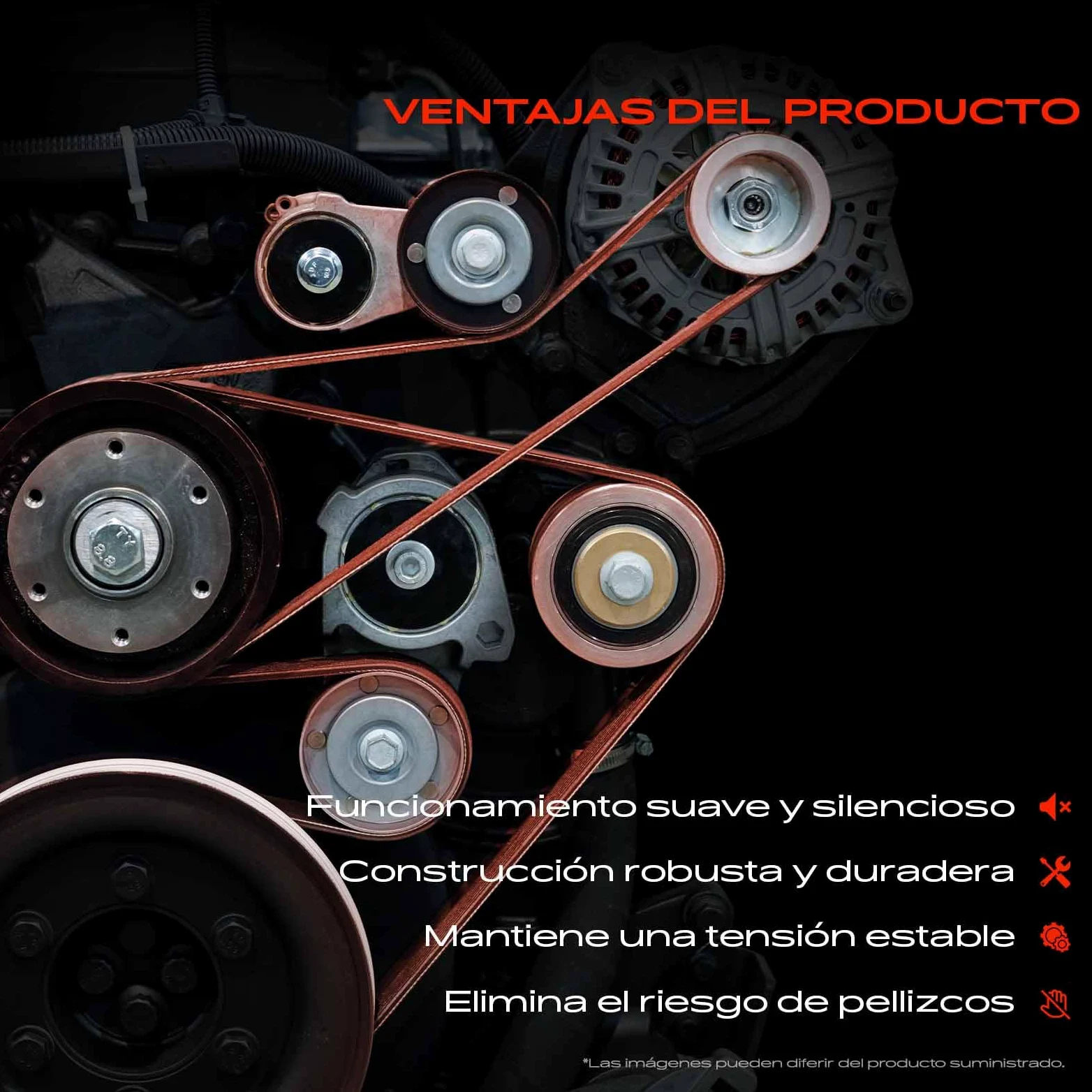 Frankberg Tensor de correa de polea tensora T38404 | Compatible con: M.i.n.i Convertible R52, M.i.n.i R50 R53