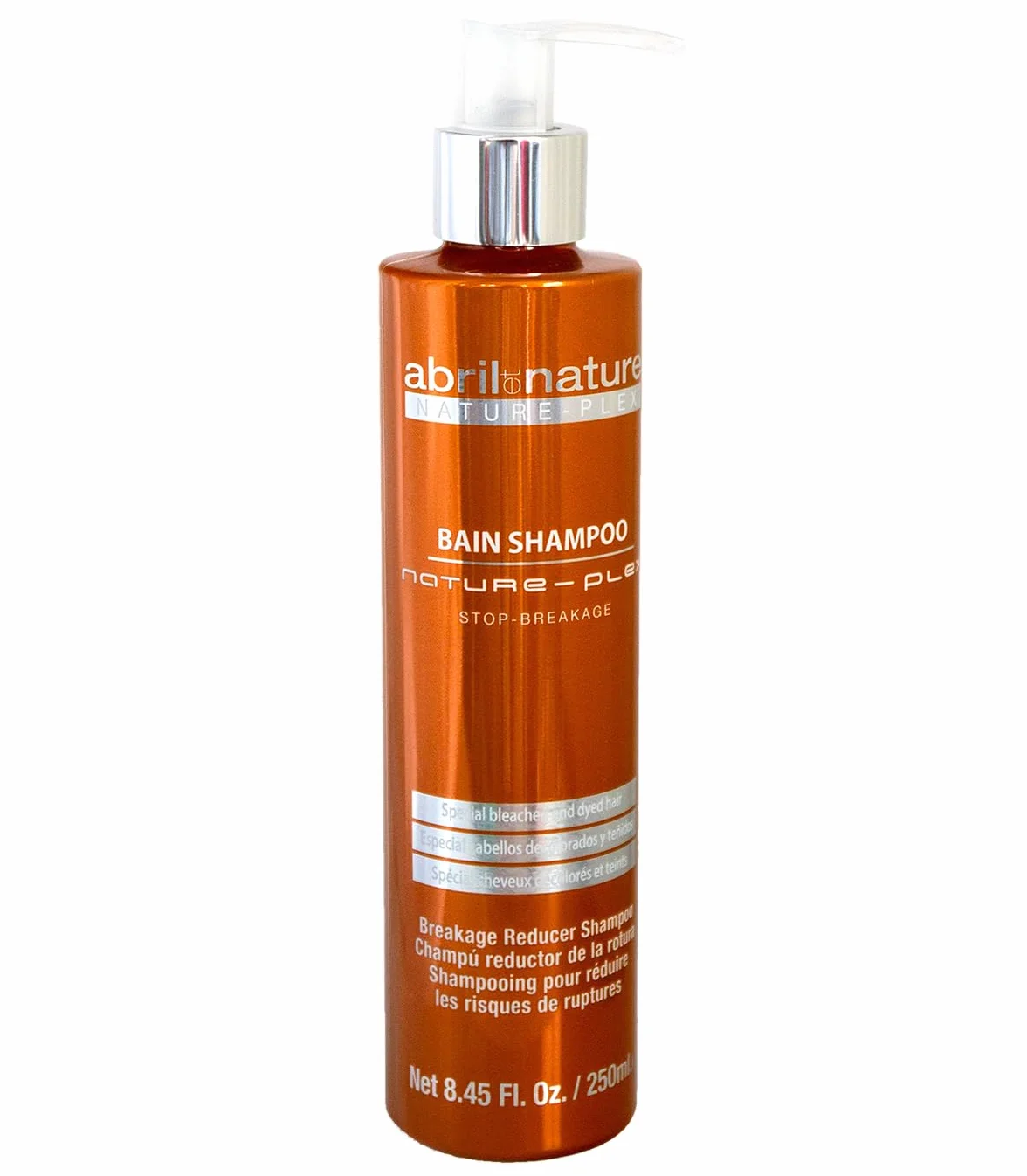 abril et nature Set Cuidado Capilar Reparador Nature Plex STOP Rotura Champú Mascarilla Sérum Cabello Dañado 550 ml