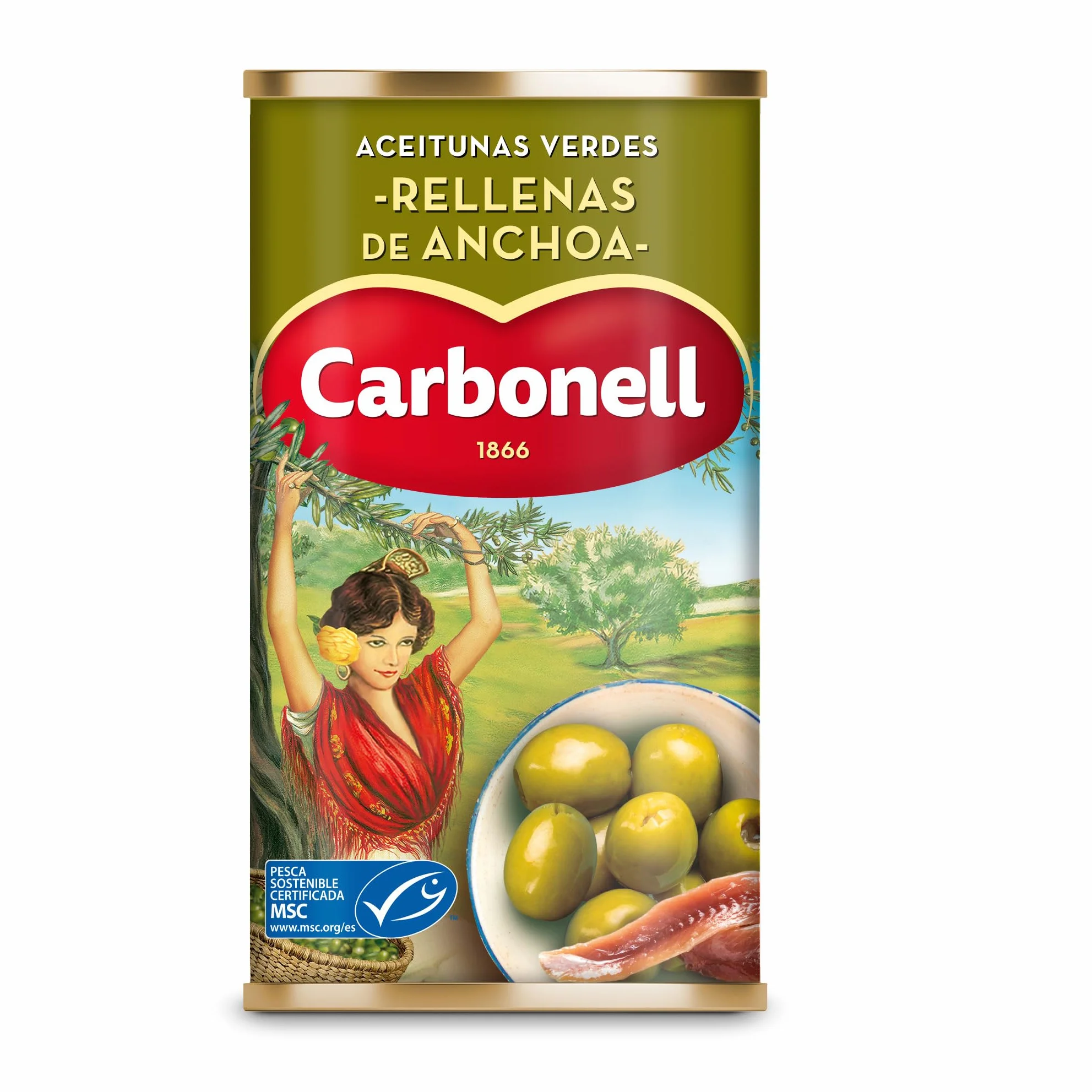 Carbonell Aceitunas Rellenas de Anchoa 150g