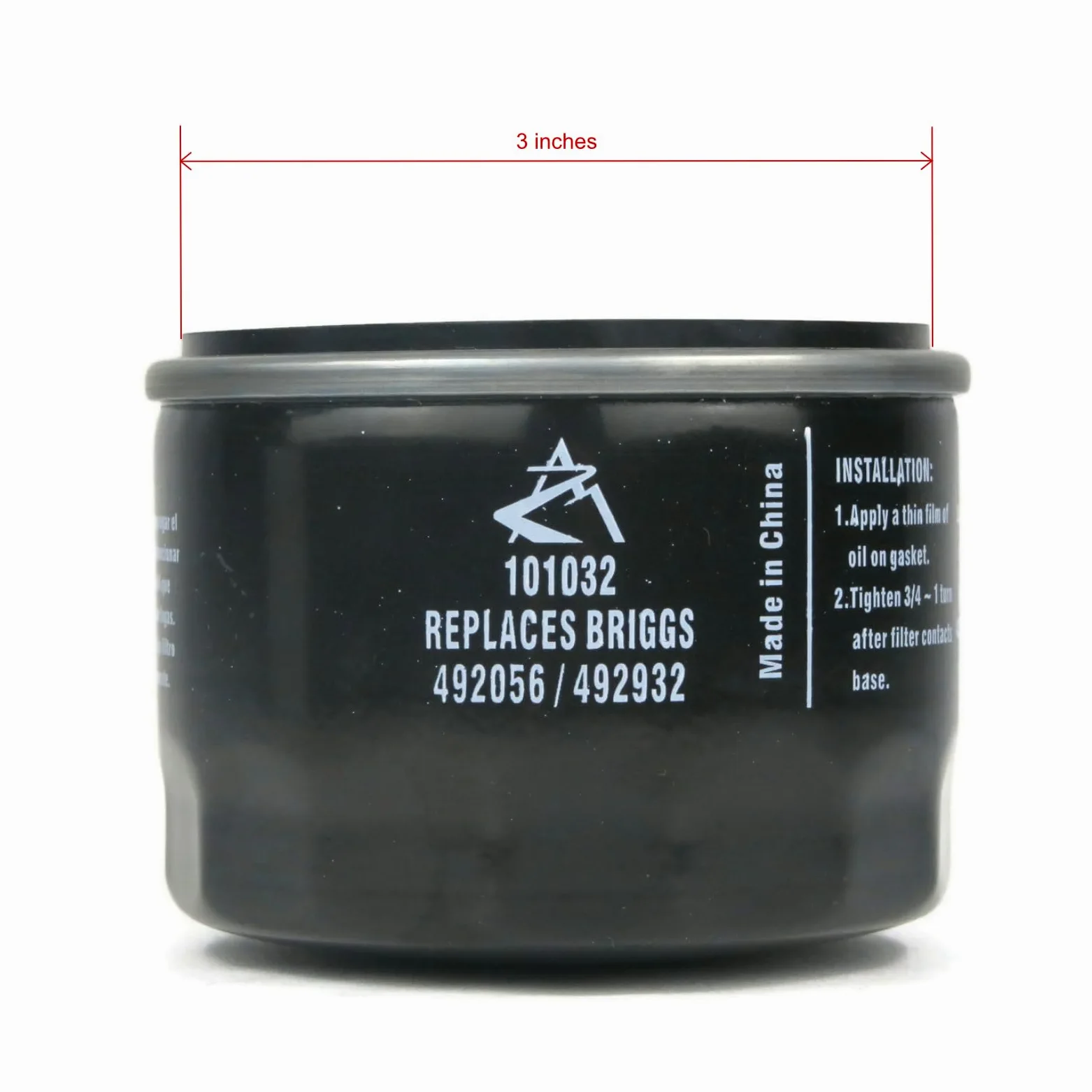 The ROP Shop (3 filtros de Aceite para Bad Boy 063-2004-00, 063-4025-00, 063-8018-00 E-Z-GO 492932S