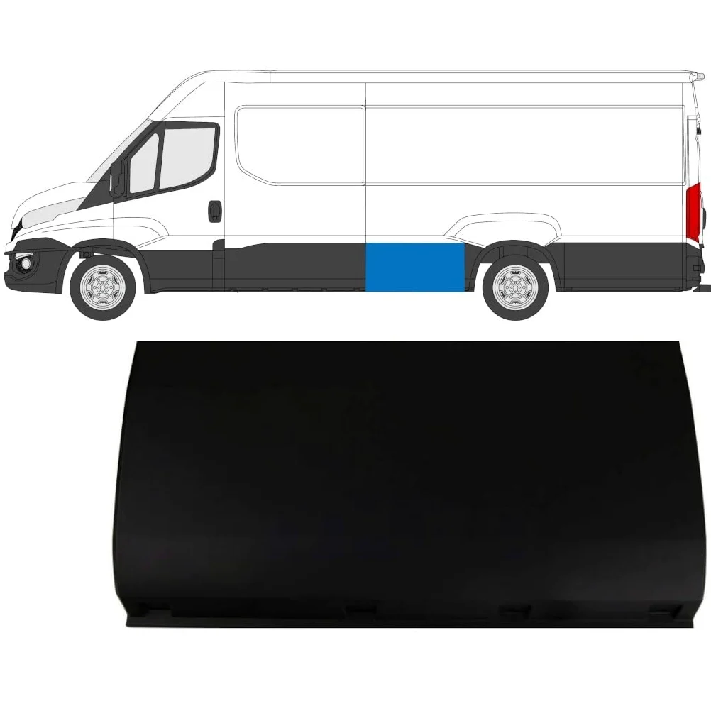 Rivestimento Laterale posteriore para Iveco Daily 2014-2019 / Izquierda