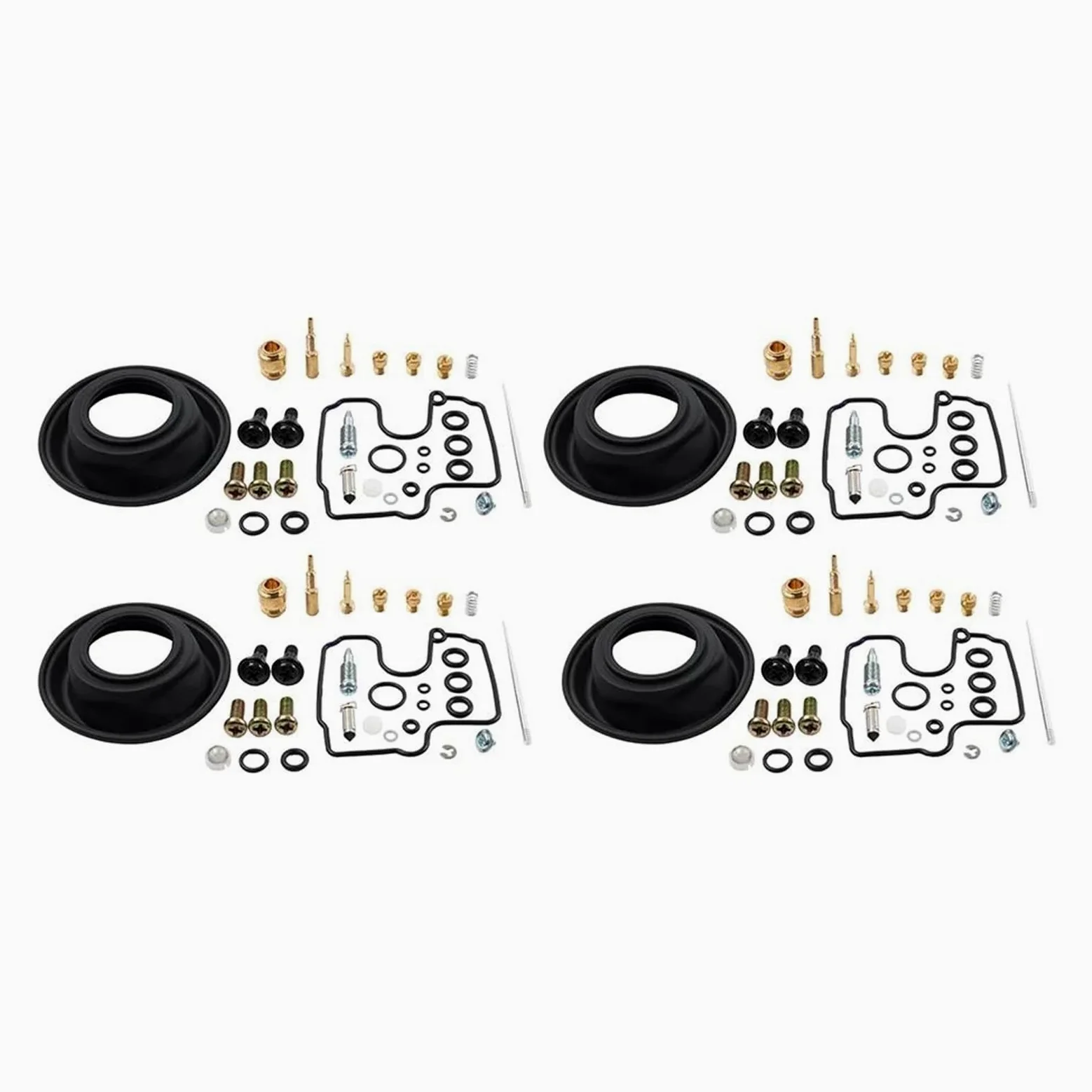 4 Juegos De Juntas Kit Reparación Carburador Motocicletas Para Yamaha YZF-R1 1998-2001 1999 2000 Regiones