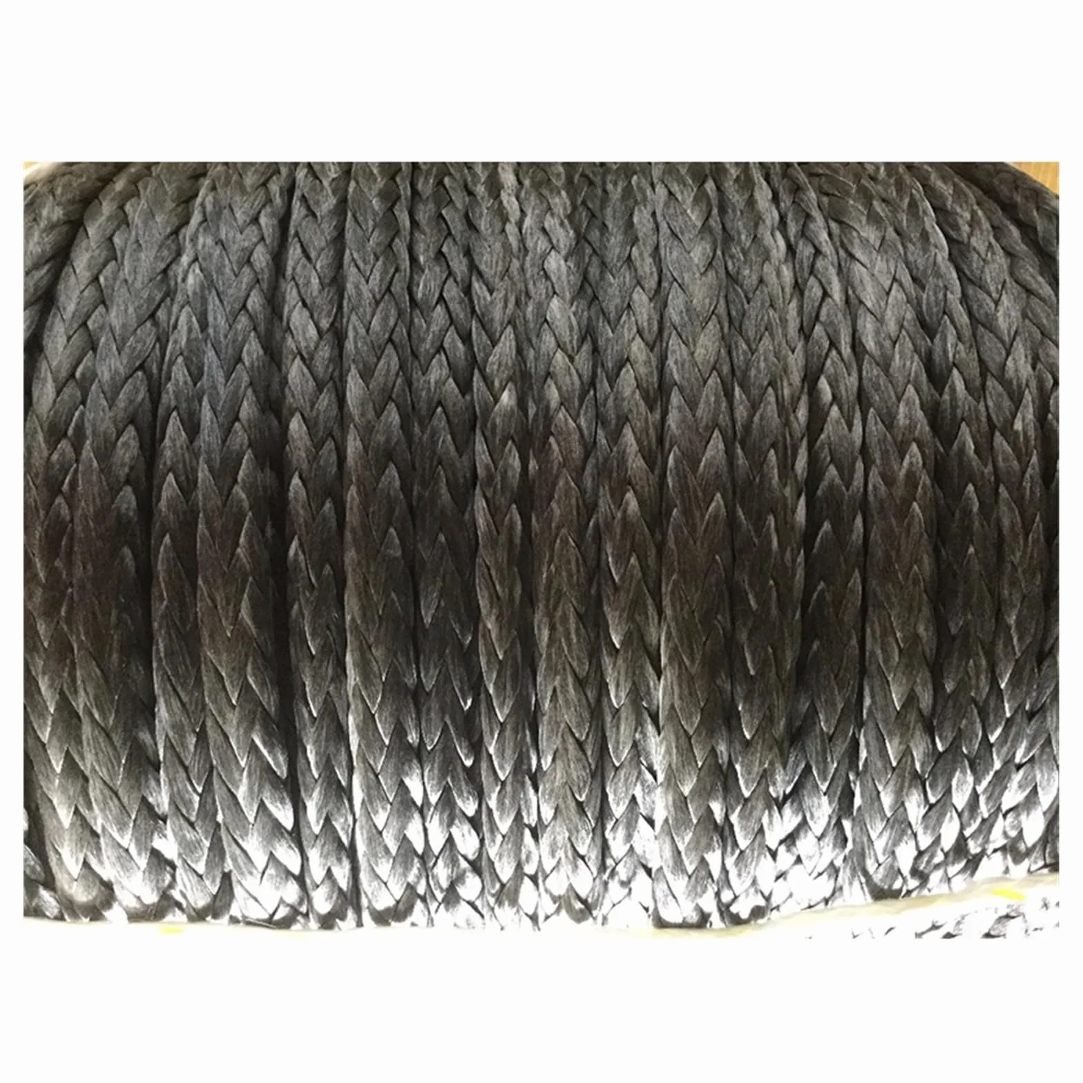Cuerdas para Remolque, Cuerda de Cable de línea de cabrestante sintético, Cuerda de UHMWPE de línea de cabrestante sintética de 6 mm x 50 m con Gancho for Cuerdas de Remolque ATV/UTV