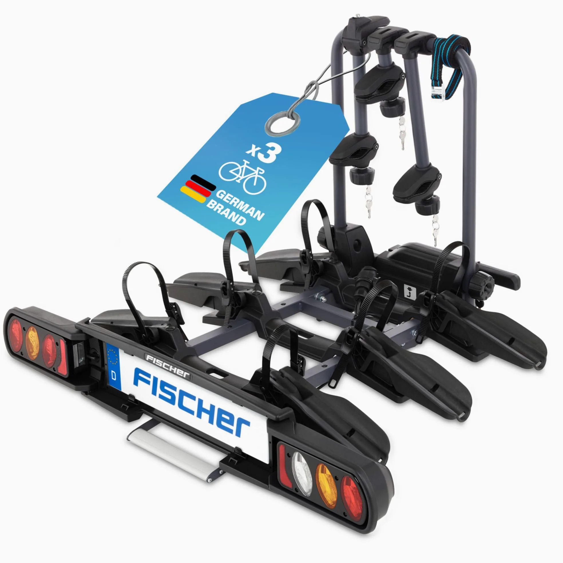 Fischer 10443 ProlineEvo 3 - Portabicicletas de Embrague