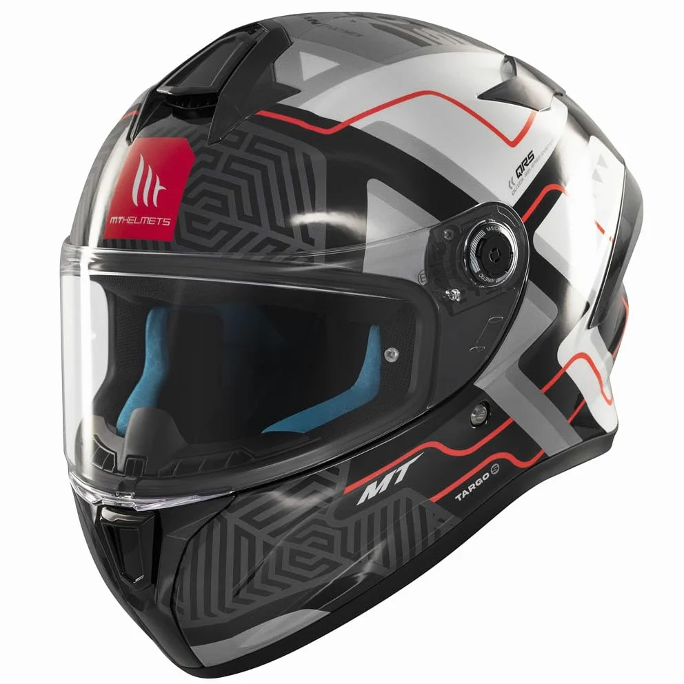 MT Helmets Targo S Designed Brik C0 Brillo - Casco de Moto Integral Homologado 22.06
