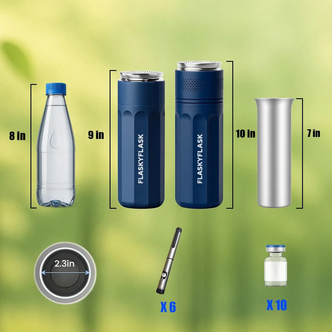 Refrigerador de insulina de viaje USB - Refrigerador médico portátil con control inteligente 2-8℃ y pantalla LCD, incluido nuevo gel en anillo, certificado TSA para diabéticos (azul)