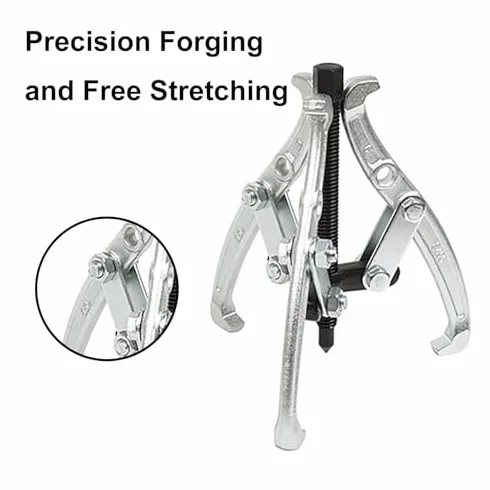 Juego de extractor de rodamientos de precisión, herramienta universal de extracción de rodamientos libremente extensible para bujes de inercia, poleas y bridas, herramienta esencial de mantenimiento