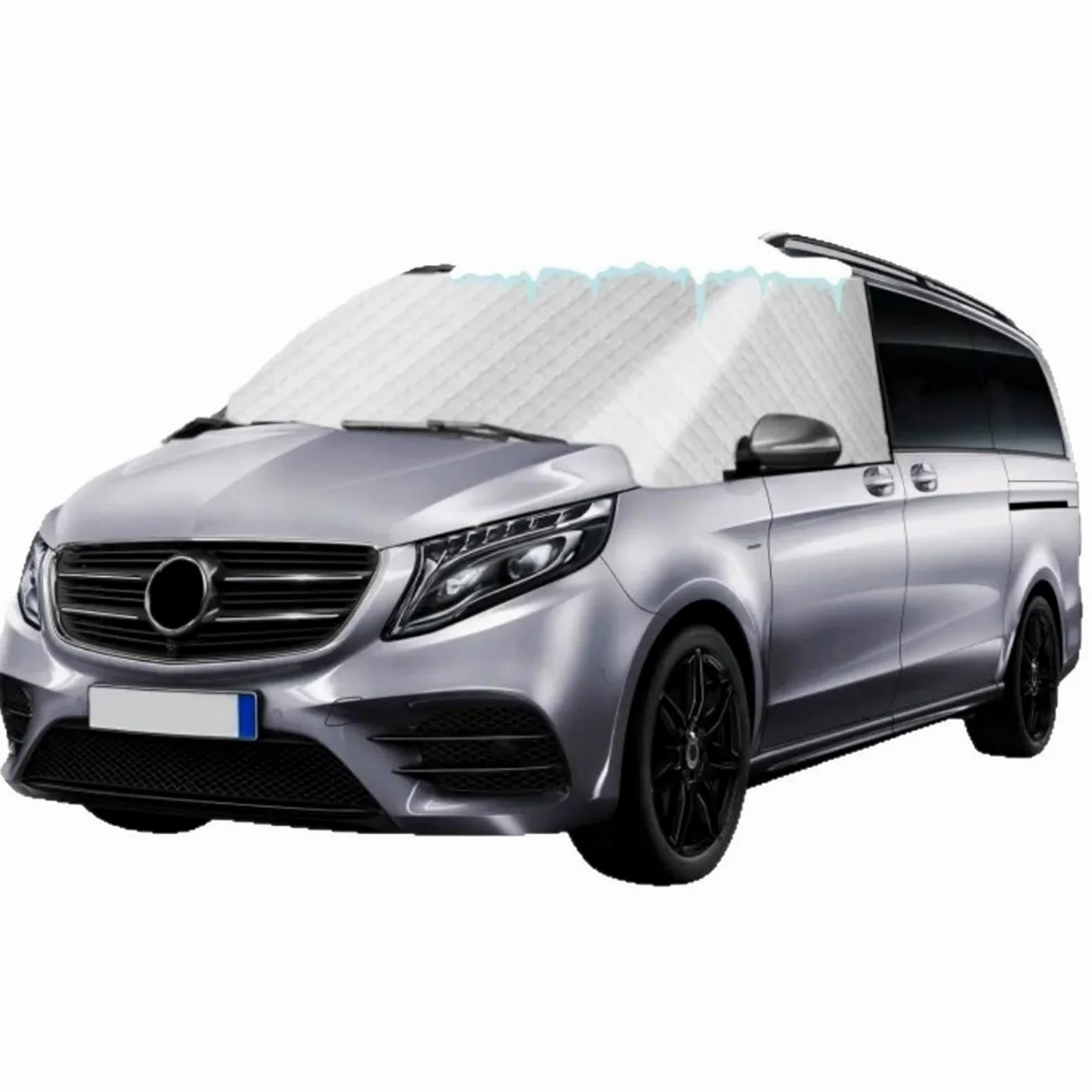 para Benz para Vito W447 2014-2024 Cubierta De Parabrisas para Hielo Y Nieve RV Ventana Delantera Parasol Bloque UV Parasol Coche
