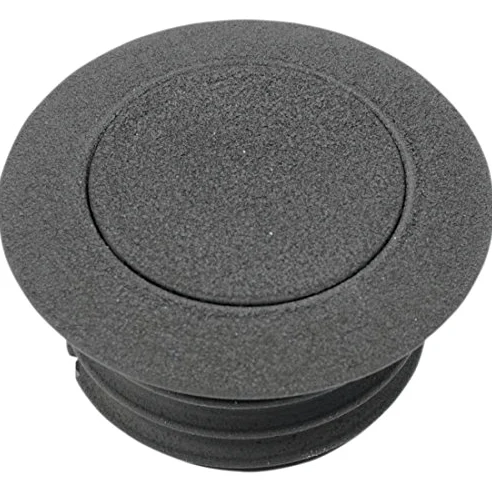 Drag Specialties Pop-up Gas Cap Vented Black T03-0339B-A