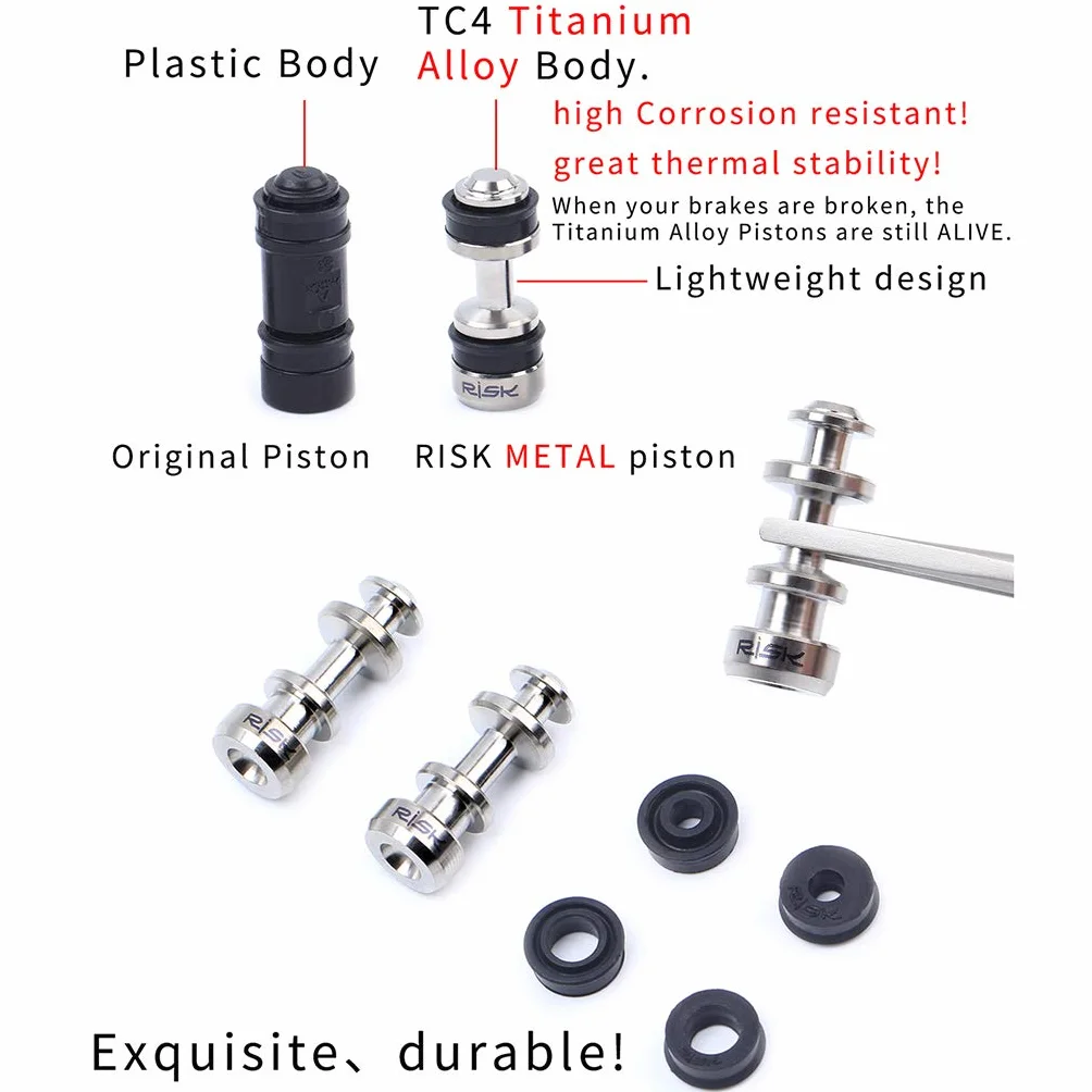 Kit de reparación de goma para palanca de freno de disco hidráulico de aleación para palanca de freno de disco XT M8000 M785 M700
