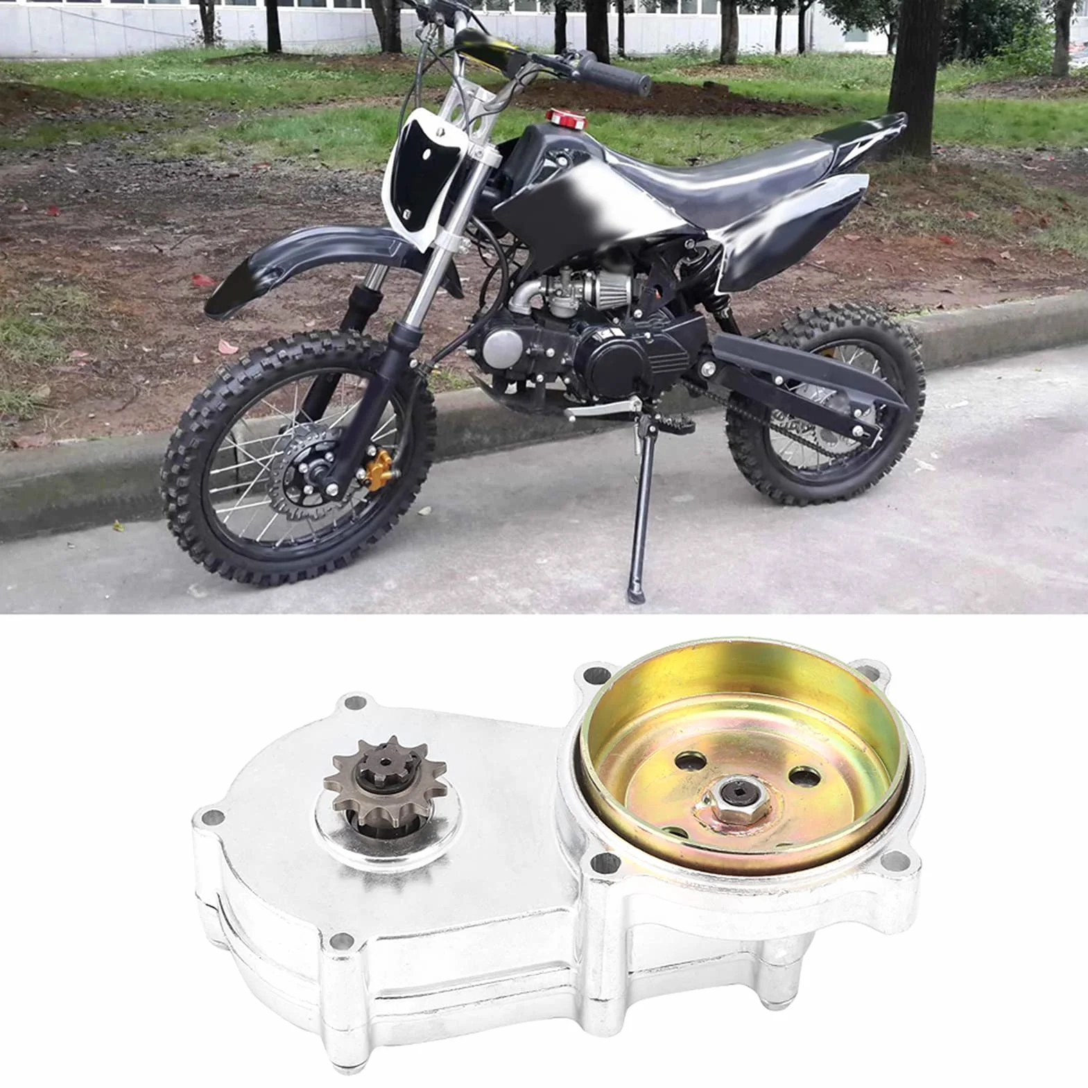 Embrague de Caja de Cambios, Caja de Reducción de Engranajes de Transmisión de Metal, Caja de Engranajes de Transmisión, Reemplazo Mini Moto Dirt Bike de y