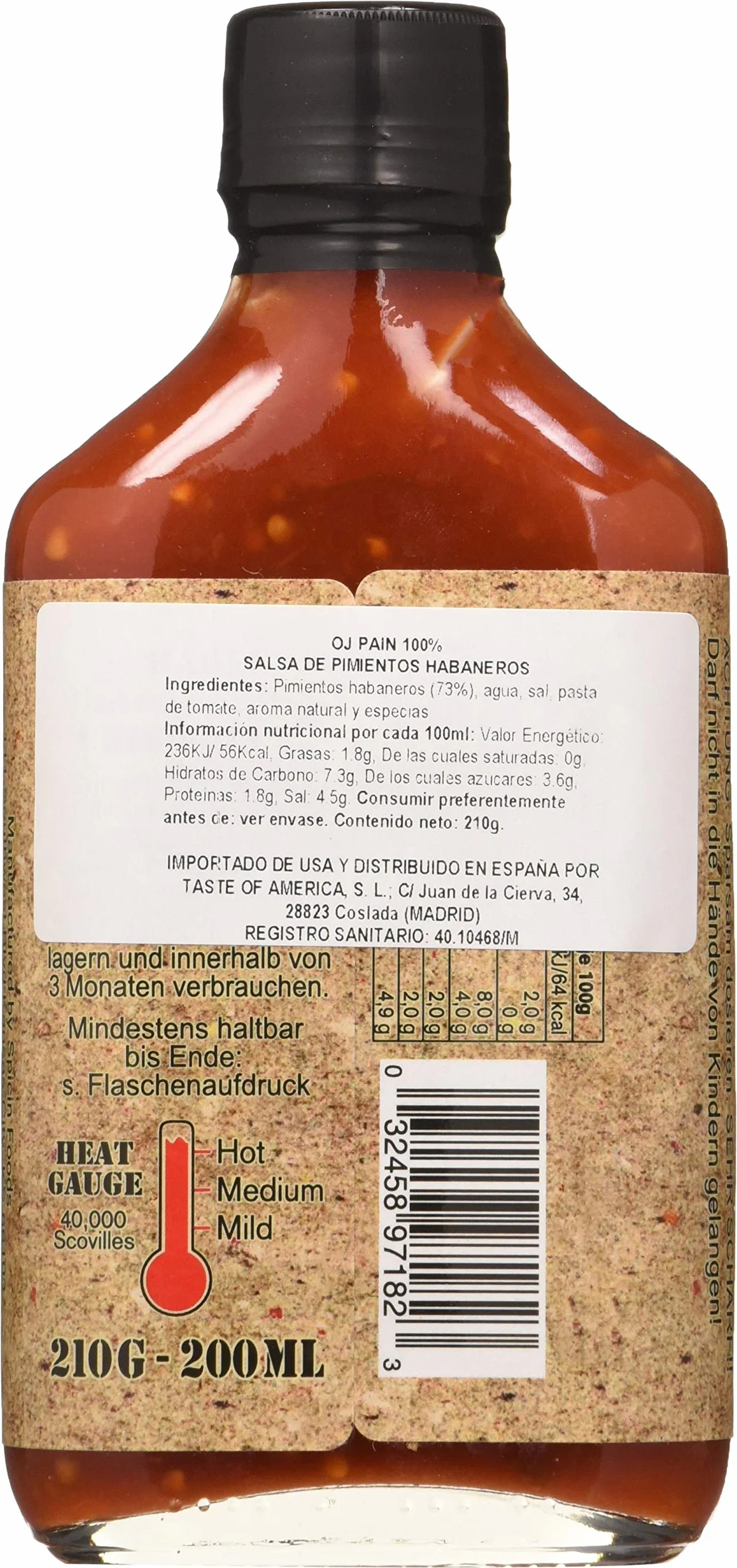 Oj Pain Salsa picante