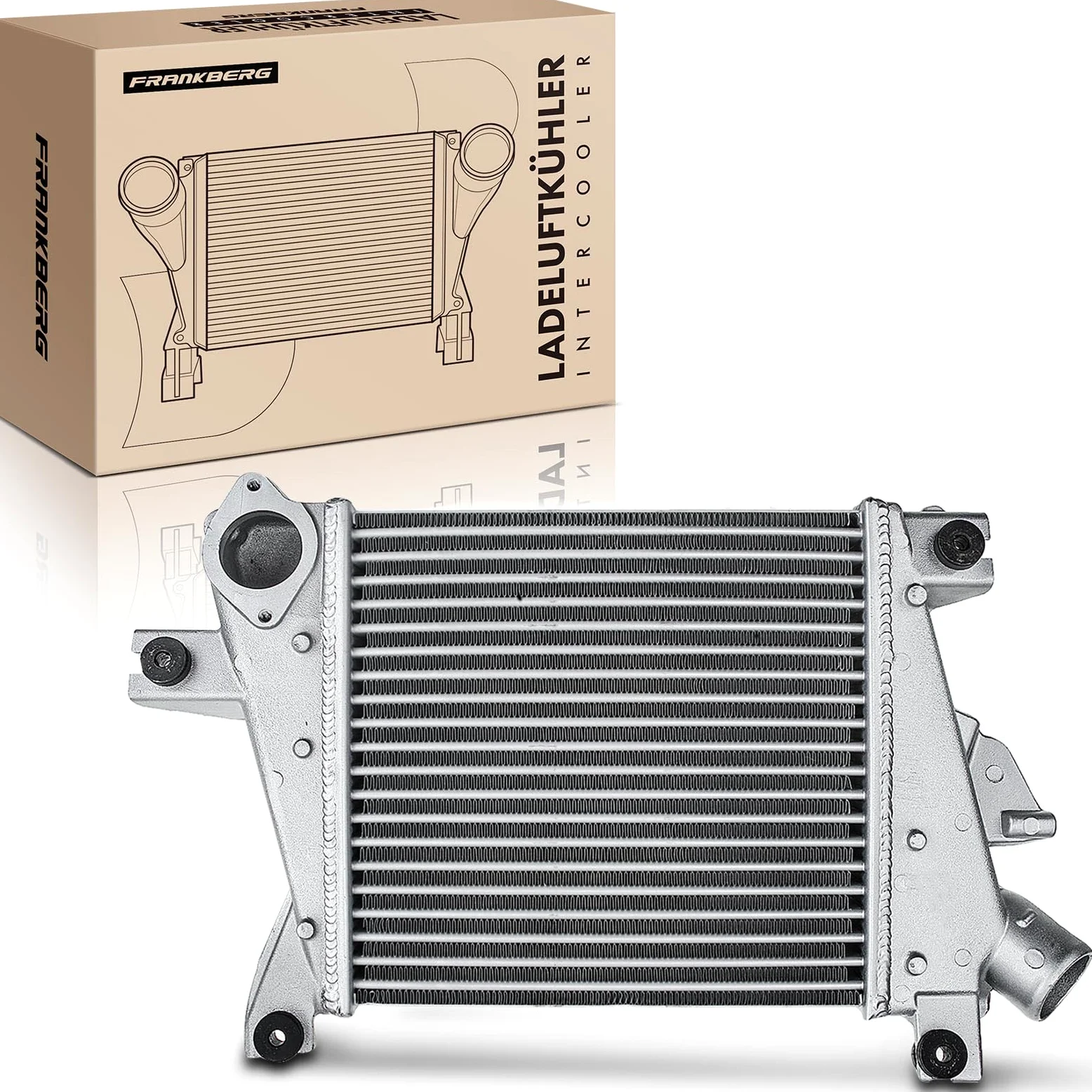 Frankberg Intercooler Intercooler Compatible con X-Trail T30 2.2 dCi 2.2 Di 4x4 2.2 dCi 4x4 2001-2005 Replace# 96527,14461-EQ400
