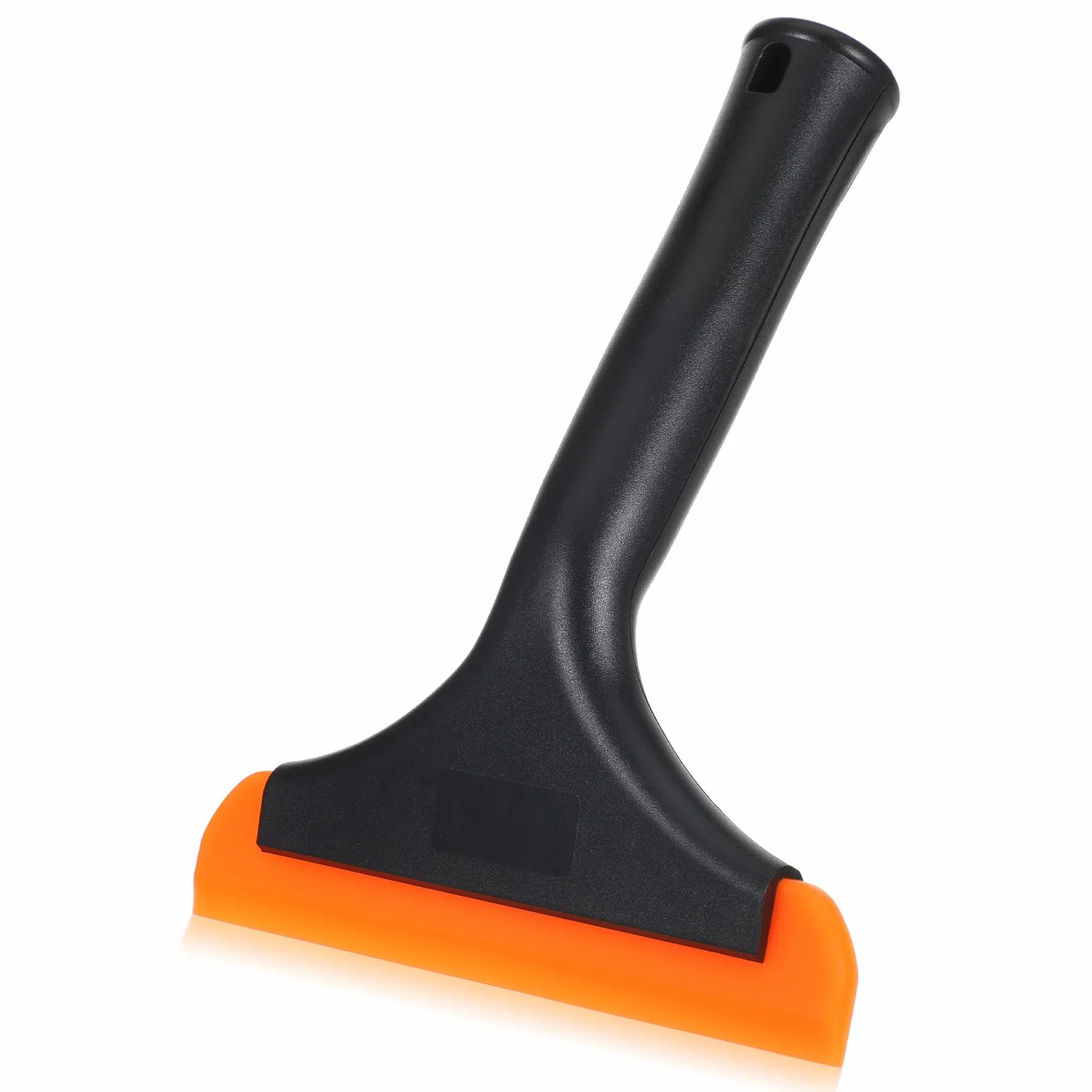 Limpiacristales de silicona para coche, pequeño limpiacristales de ducha, versátil para ventanas de coche, espejos, cristal, cocinas, baño (negro)