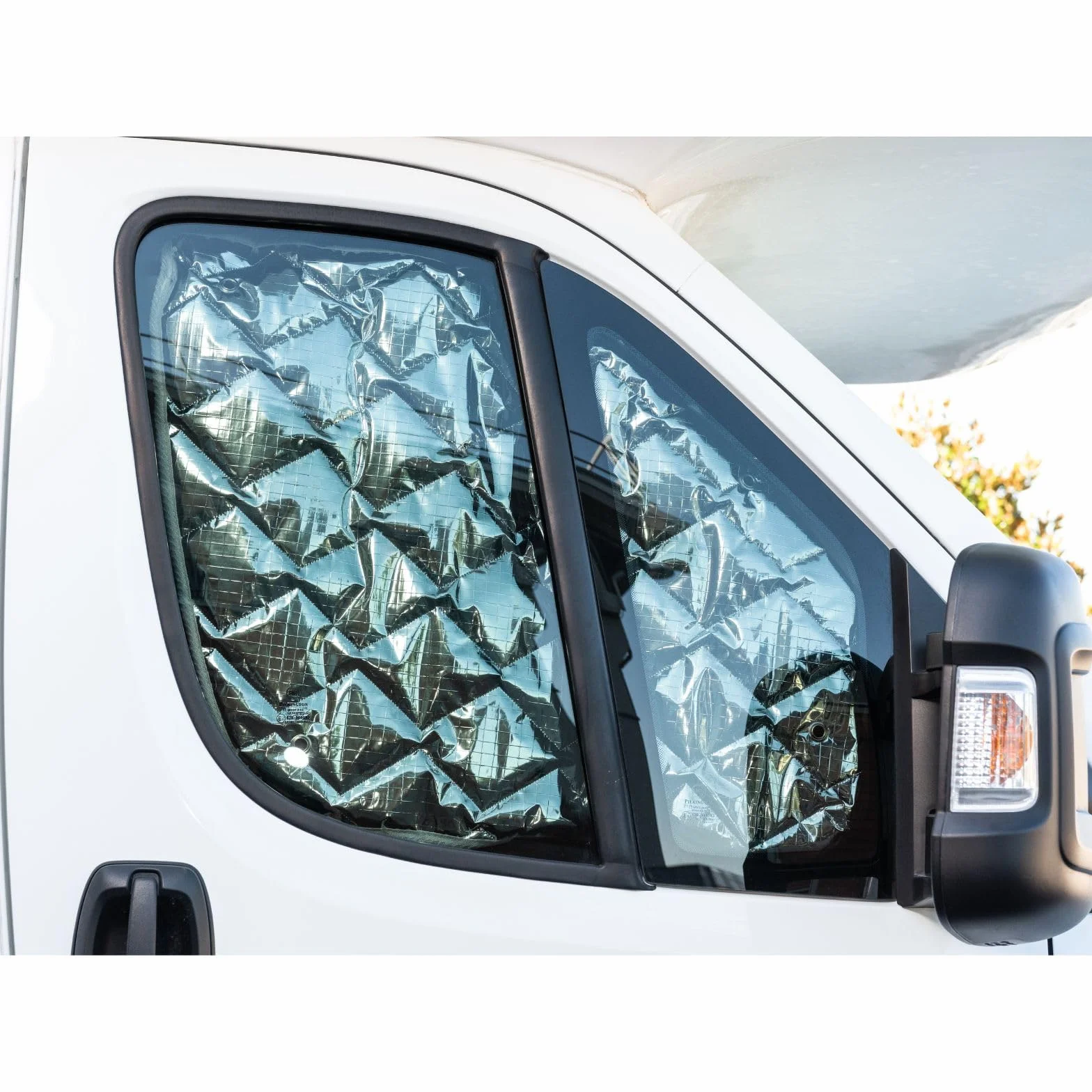 Marvix Persianas térmicas interiores de 9 capas premium para parabrisas de Fiat Ducato, Boxer y Relay 2006-2025 para autocaravanas con protección solar