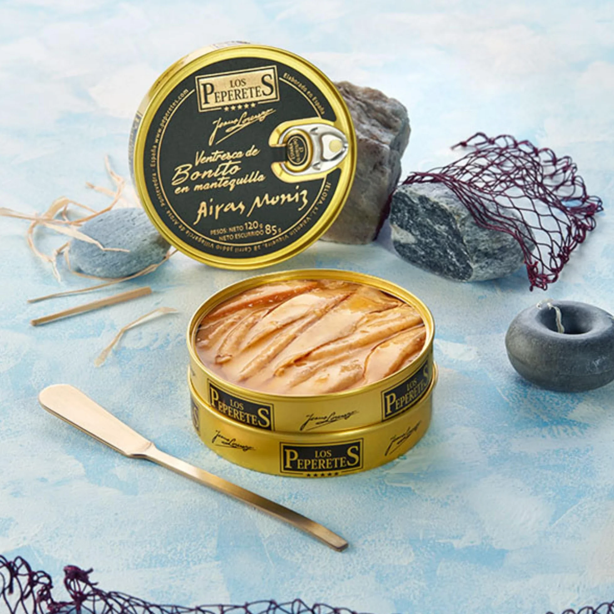 LOS PEPERETES Ventresca en Mantequilla Arias Ortiz 120 g Conserva Gourmet Gallega