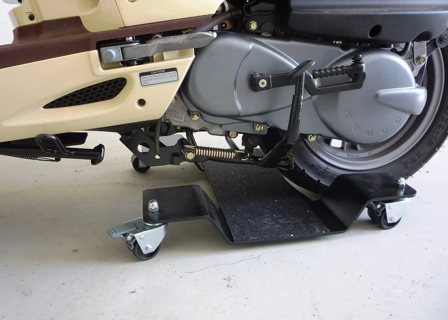 Plataforma para maniobrar la rueda de la moto RH-S 320, producto nuevo (capacidad de carga: 320 kg)