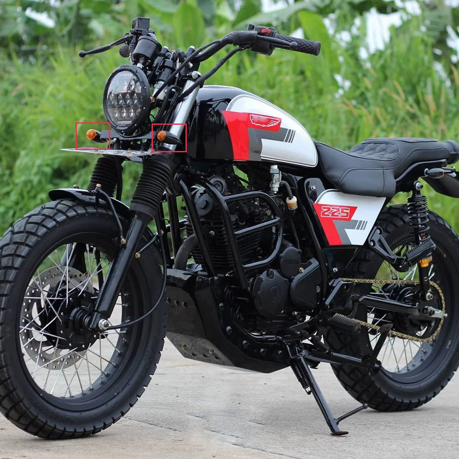 JMTBNO 2pcs Intermitentes Moto Homologados Bala Halógeno Lámpara Indicadores Señal de Giro Ámbar Luces Impermeables Universal 12V para Cruiser Chopper Cafe Racer Scooter Quad Enduro