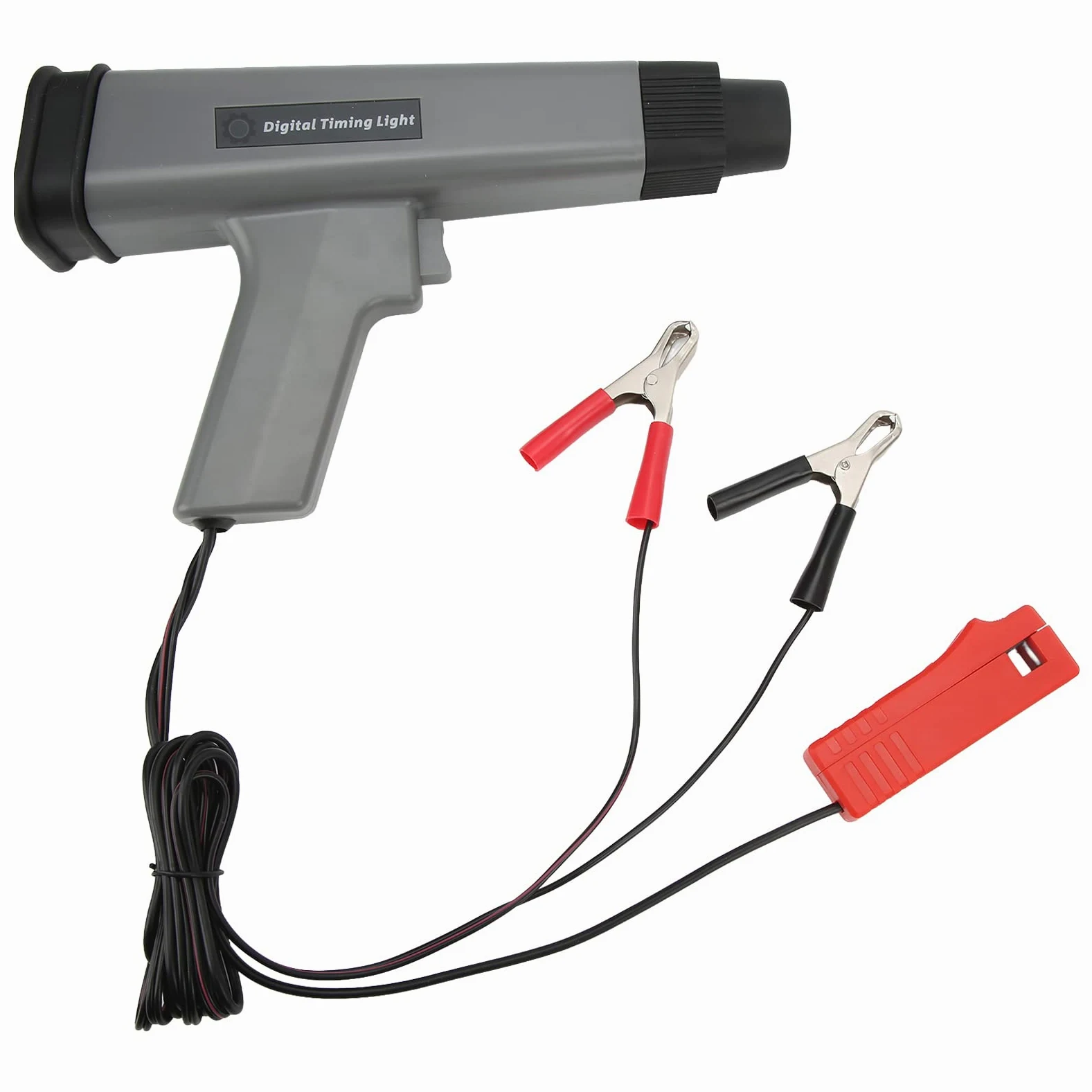 Luz Digital de Temporización del Motor, Estroboscópica Inductiva, 12V, con Indicador Digital, para Coches, Motocicletas, Barcos