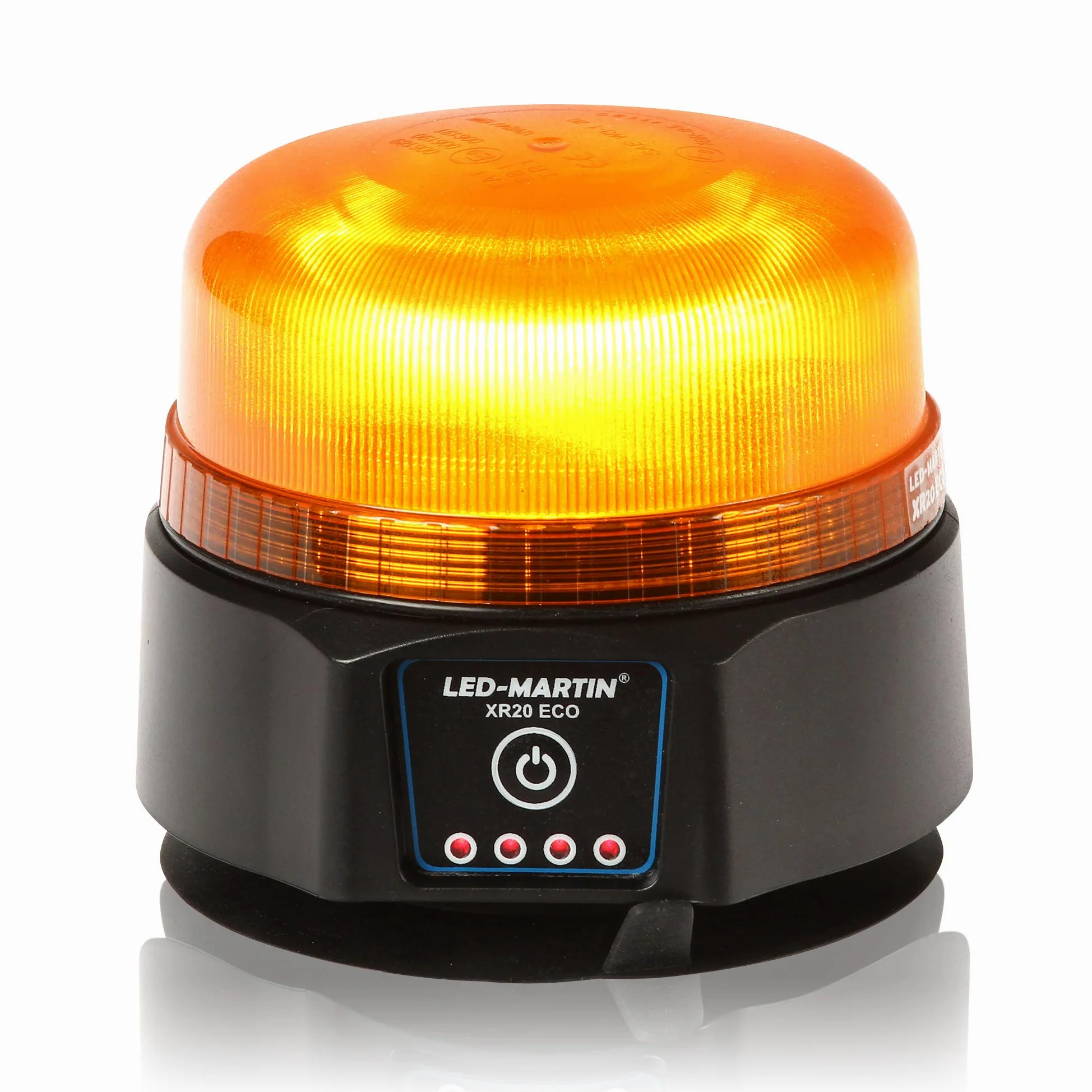 LED-Martin XR20 ECO - Lámpara giratoria (magnético, 12 V/24 V, ECE-R65), color amarillo