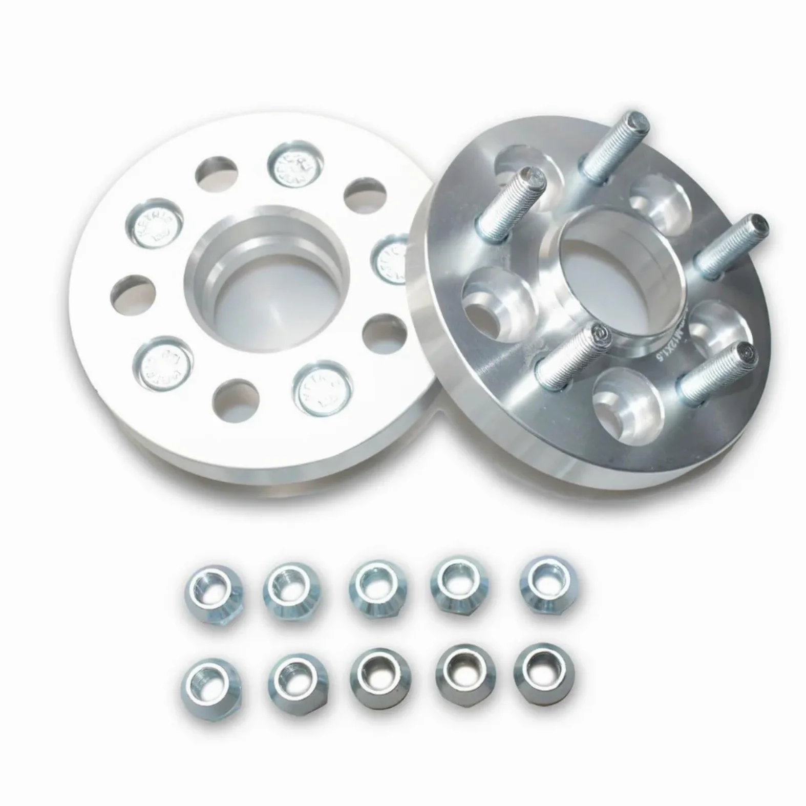 2 Uds Junta Espaciadora De Rueda PCD 5X100 Diámetro Para Cubo 56MM M12X1.5 Compatible Con Subaru Para Impreza 2000-2016 Para Subaru XV 2010-2012 Espaciadores Rueda Coche