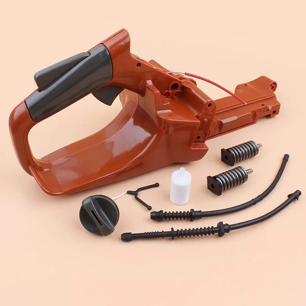 Kit de manija Trasera para Tanque de Combustible Compatible con motosierras de Gasolina 450 450E 445 445E de Repuesto 525862104, 525862101