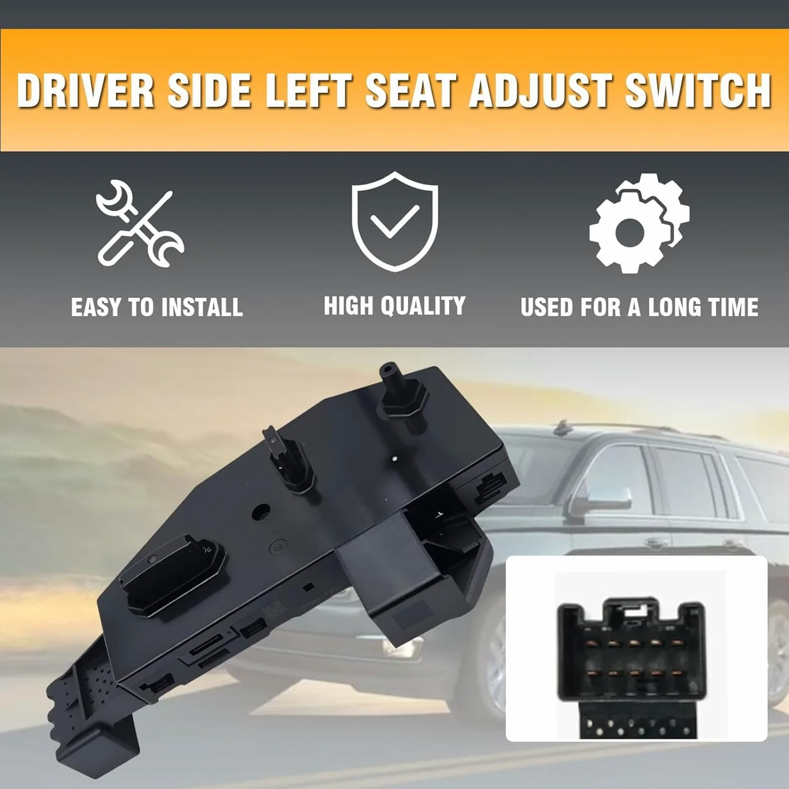 Interruptor de Asiento Eléctrico 23247095, Repuesto para 1500 2500 3500 HD 2014-2019