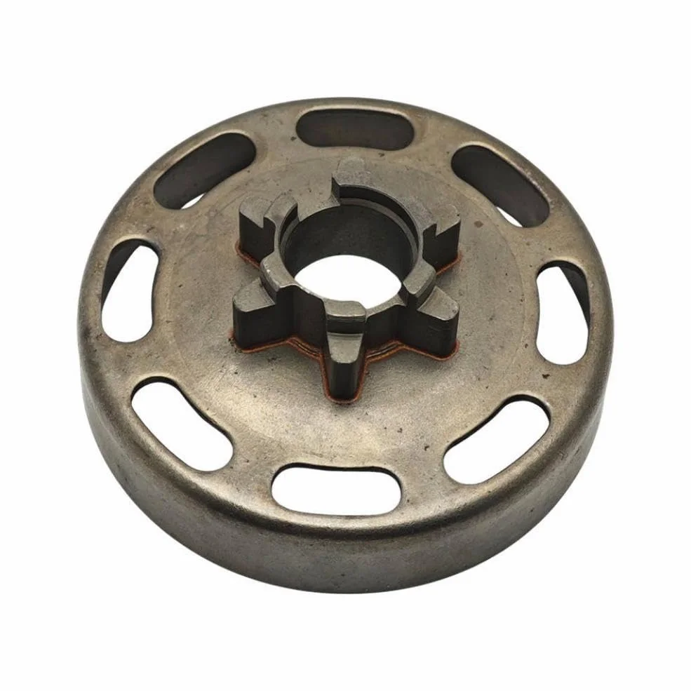Piñón de embrague de tambor de embrague de 3 8 pulgadas y 6 dientes, pieza de repuesto compatible con herramientas de jardín de motosierra 135 140 135E 140E 578257101