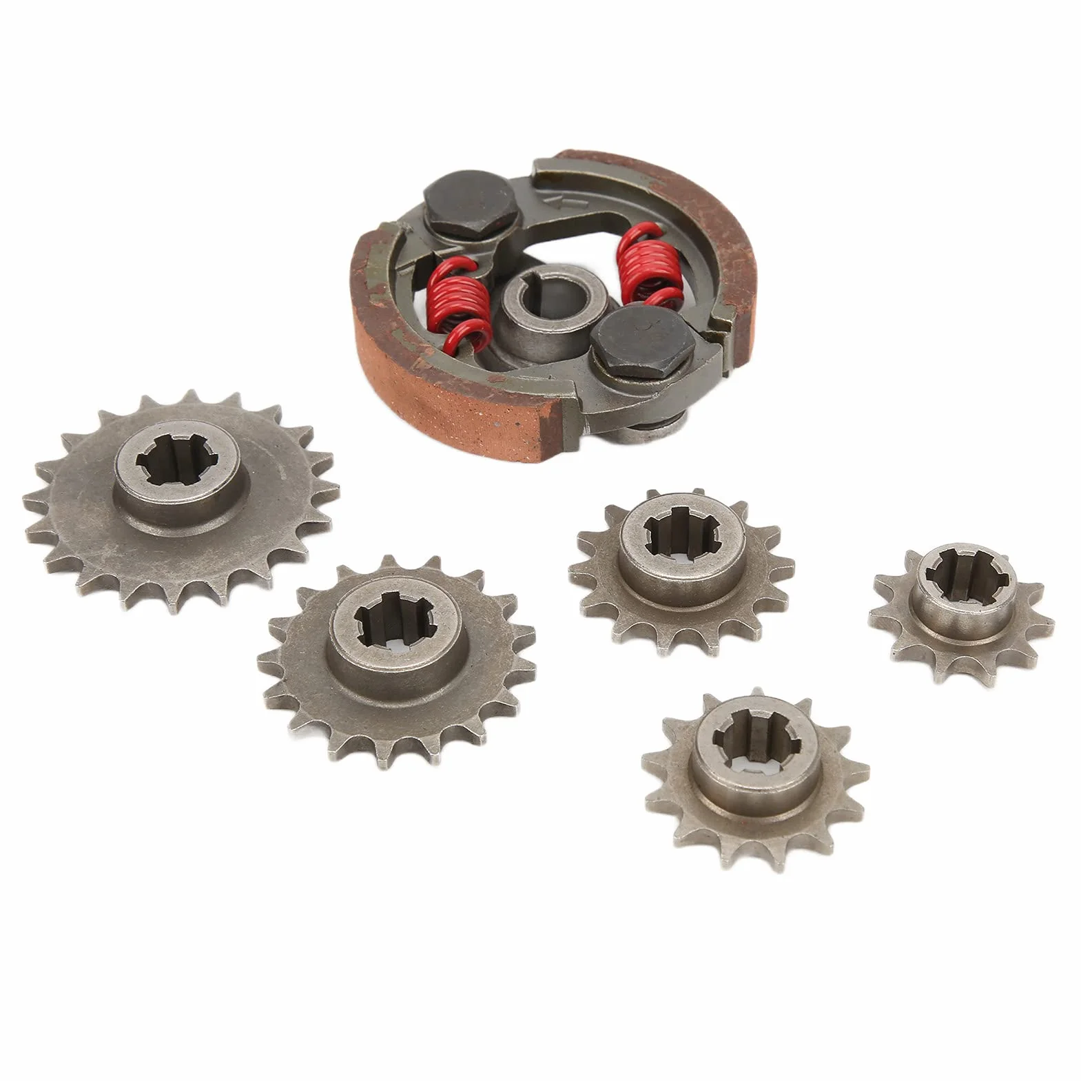 Akozon Kit de Transmisión de Engranajes Caja de Transmisión de Engranajes Reemplazo para 43 47 49 2 Tiempos Pocket Mini Bike Scooter ATV