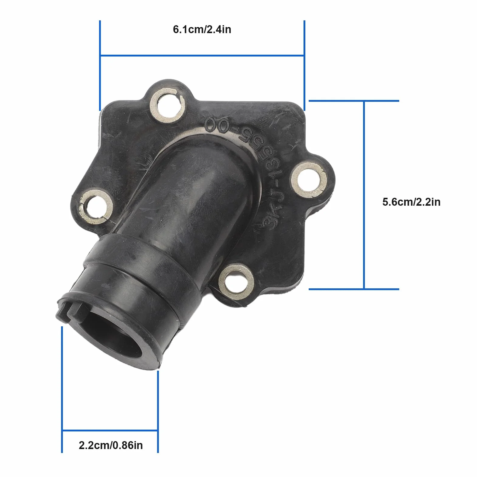 Bloque de membrana de repuesto + colector de aspiración + juntas Set para scooter Aerox Nitro Aprilia SR50, material de goma