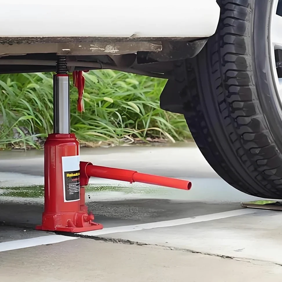 Gato Taller Gato de elevación de 2/5/10 toneladas, camión hidráulico portátil, Elevador de Botella, hidráulico Vertical Gatos para Coches(5 Ton)