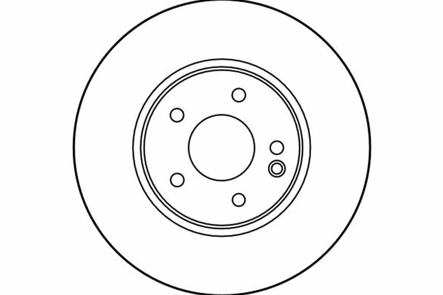 2x TRW Disco de freno Delantero Ø300mm Altura: 46,6mm Espesor: 28mm Corona de Agujeros - Ø: 112mm ventilado DF2812 Compatible con MERCEDES-BENZ Clase C Sedán W203 SLK R170 Clase C T-modell S203