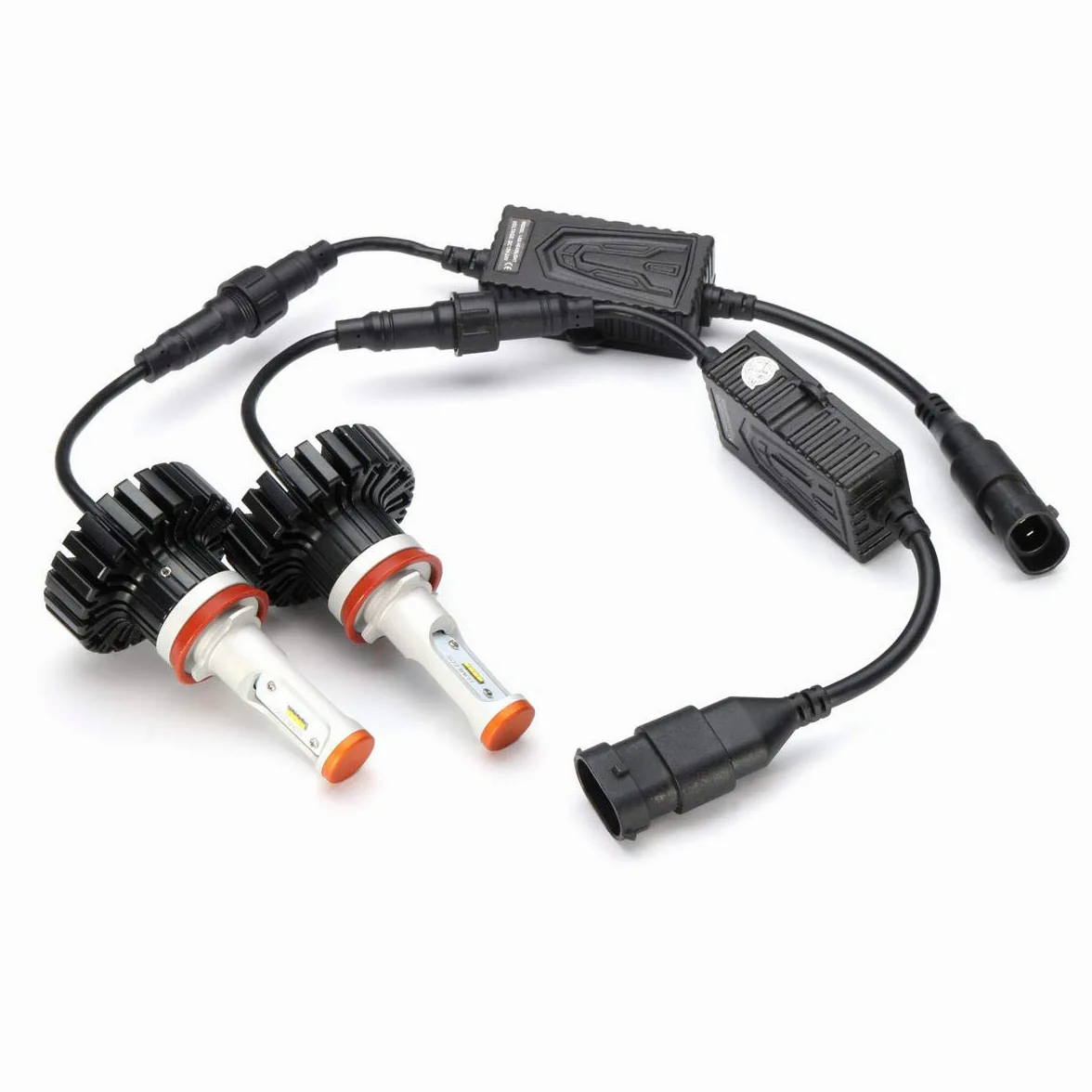 2Pcs H7/9005/9006/H10 6500K Led Faros Faros Bulbo Conversión Kit - H7