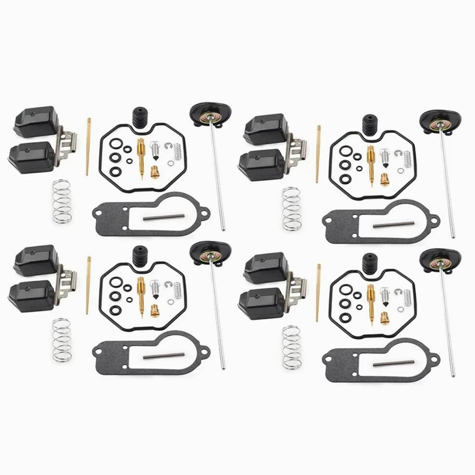 4 Juegos De Kit Flotador Reparación Junta Carburador Motocicleta Para Honda CB750A CB750 Para Hondamatic 1976-1978