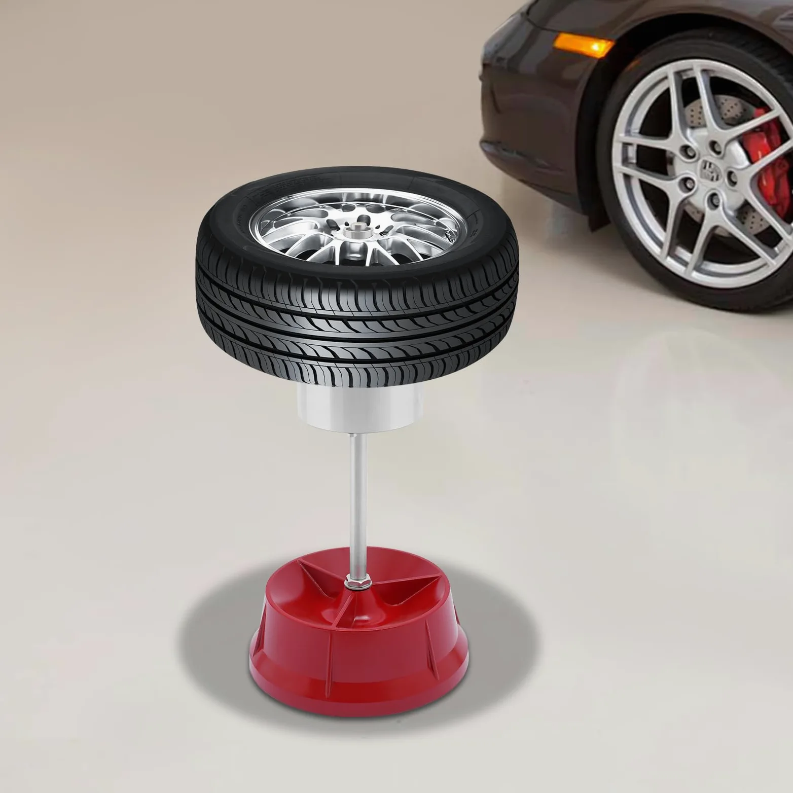 Equilibriador de neumáticos de ruedas, equilibrador profesional de nivel de burbuja para coche, camión, furgoneta, bicicleta, cubo portátil, equilibrador de neumáticos para reparación de ruedas