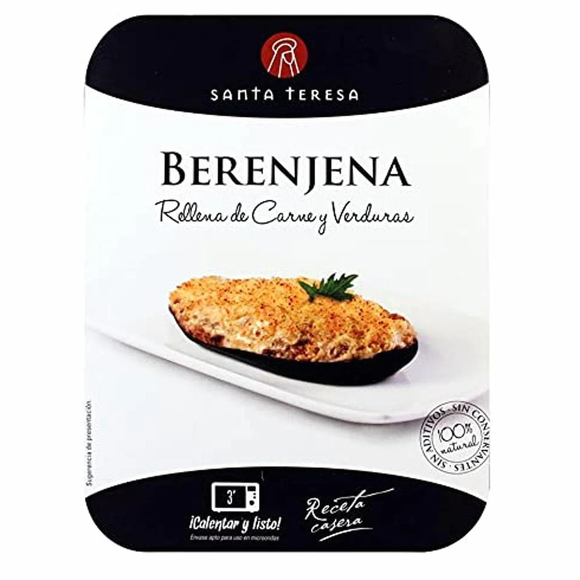 Santa Teresa Berenjena Platos Preparados Sin Conservantes ni Aditivos