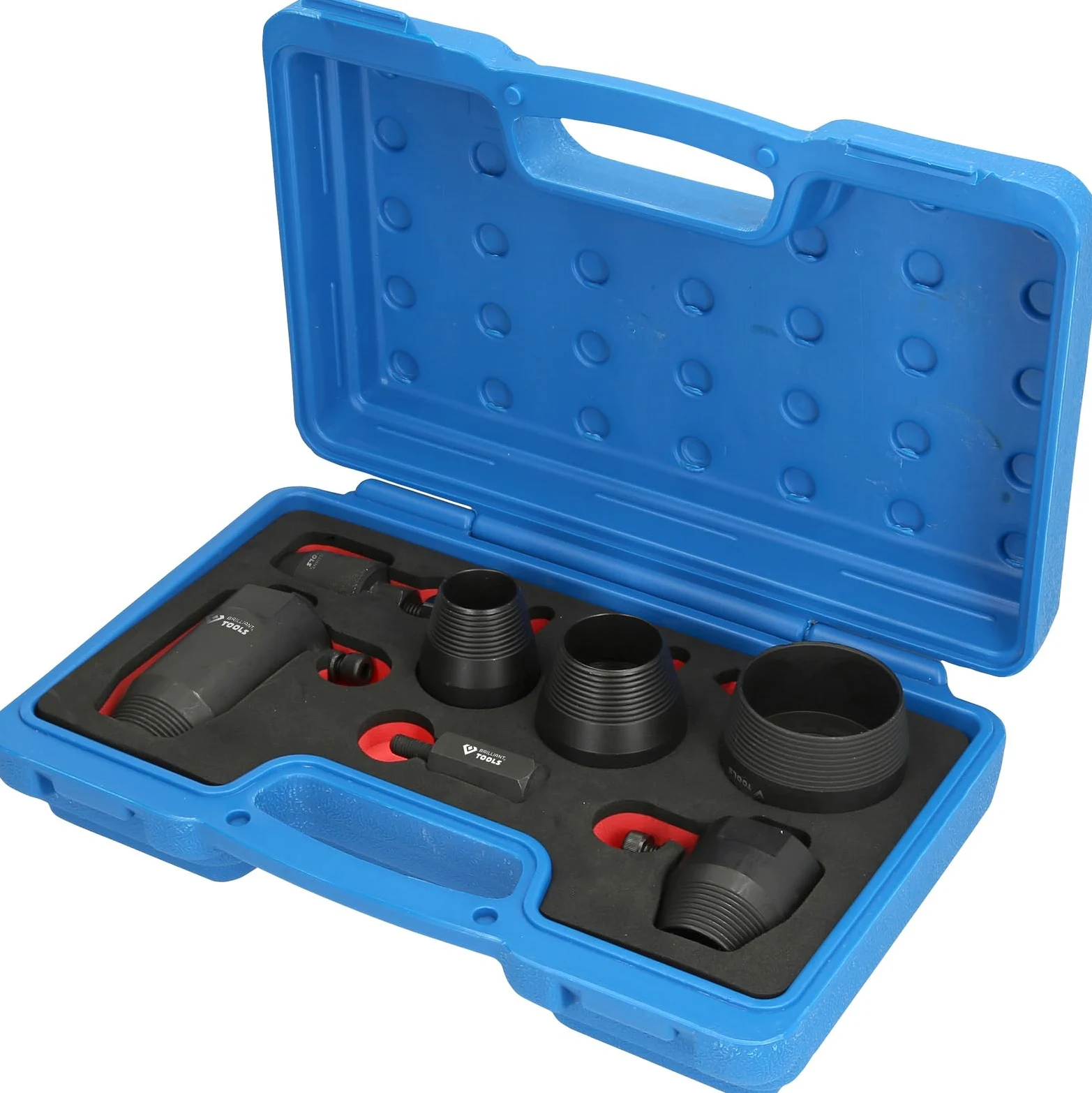 BRILLIANT TOOLS BT542070 Juego de extractores de retenes radiales de cigüeñal/árbol de levas para VAG [Powered by KS TOOLS]