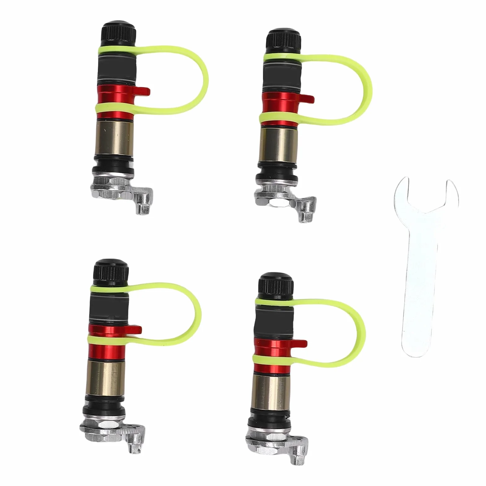 Kit de desinflador de neumáticos de liberación rápida, válvula desinfladora de presión de neumáticos de aleación de aluminio de alta precisión para todoterreno, nieve, terreno