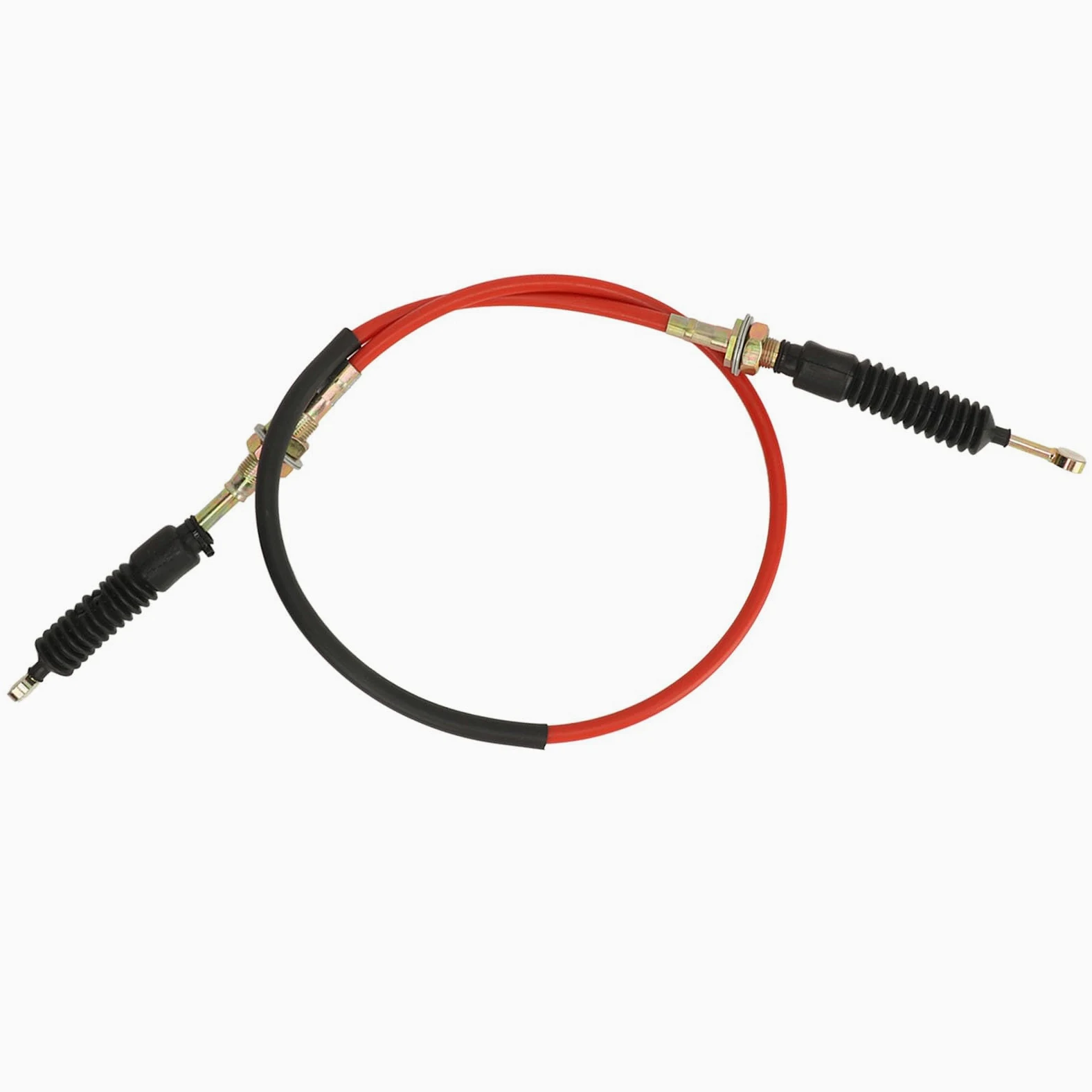 Tbest Cable de Transmisión de Marcha Atrás, Línea de de Marchas, Construcción Duradera de Aleación de Acero con Funda de PVC para Go Karts de hasta 250