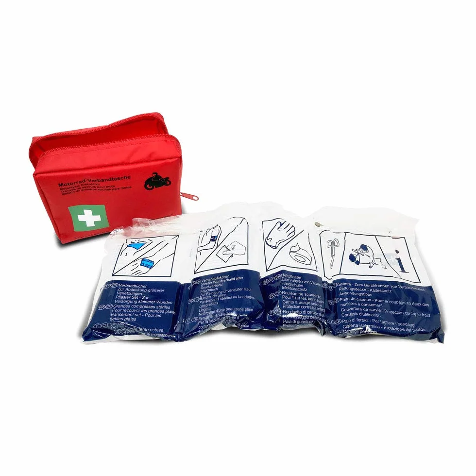 Kit de Primeros Auxilios para Motocicletas Homologado DIN 13167