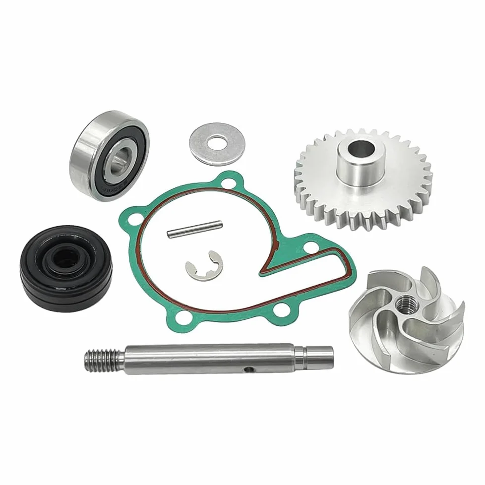 Mabutignti Kit engranaje impulsor cojinete junta de bomba de agua para Yamaha YFZ350 Banshee 350