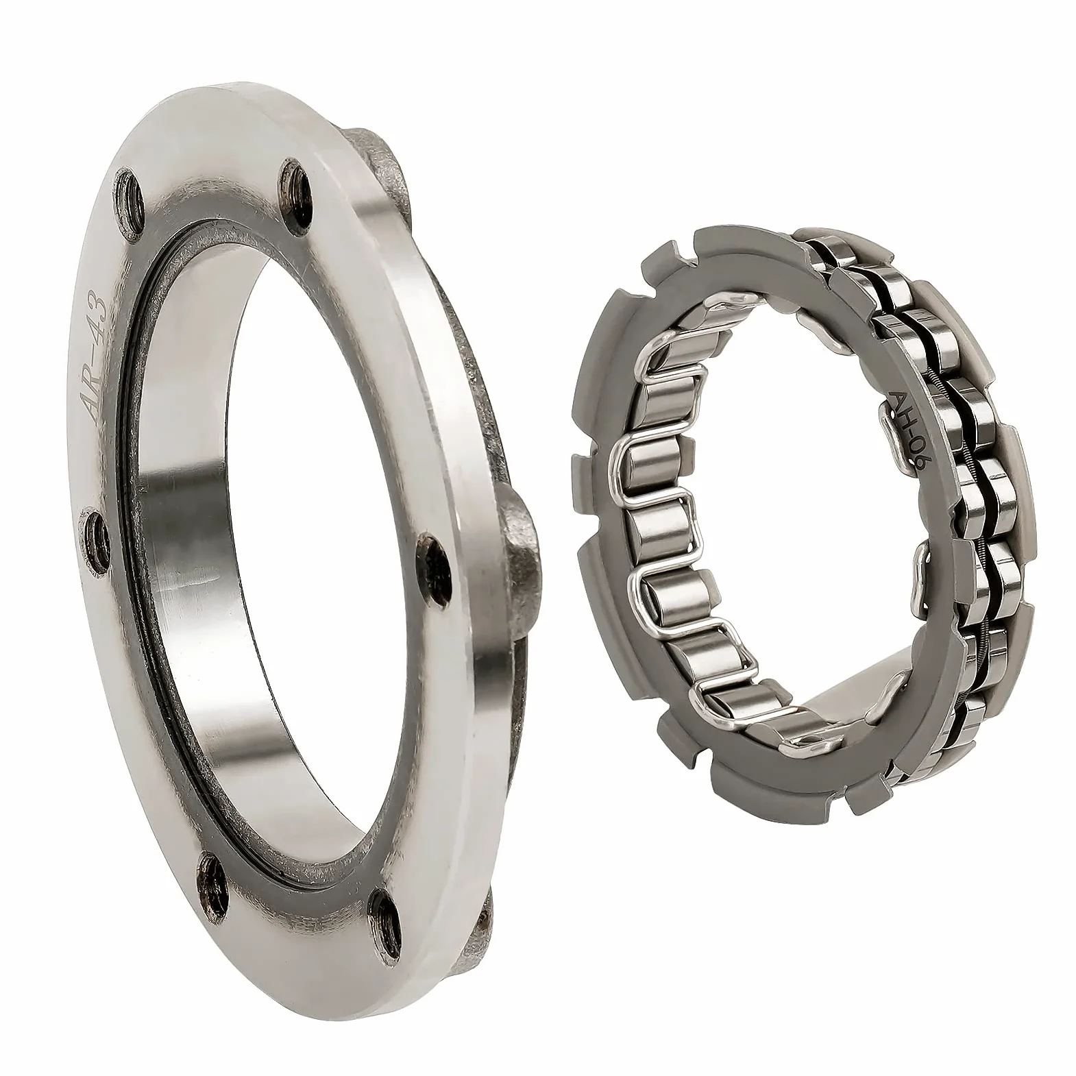 AHL Arranque brida del volante del embrague y rodamiento unidireccional 13194-1094 92048-0002 para Kawasaki KVF650 Brute Force650 4X4 2005-2014/650 4X4i 2006-2014/KVF750 Brute Force 750 4X4i 2005-2018