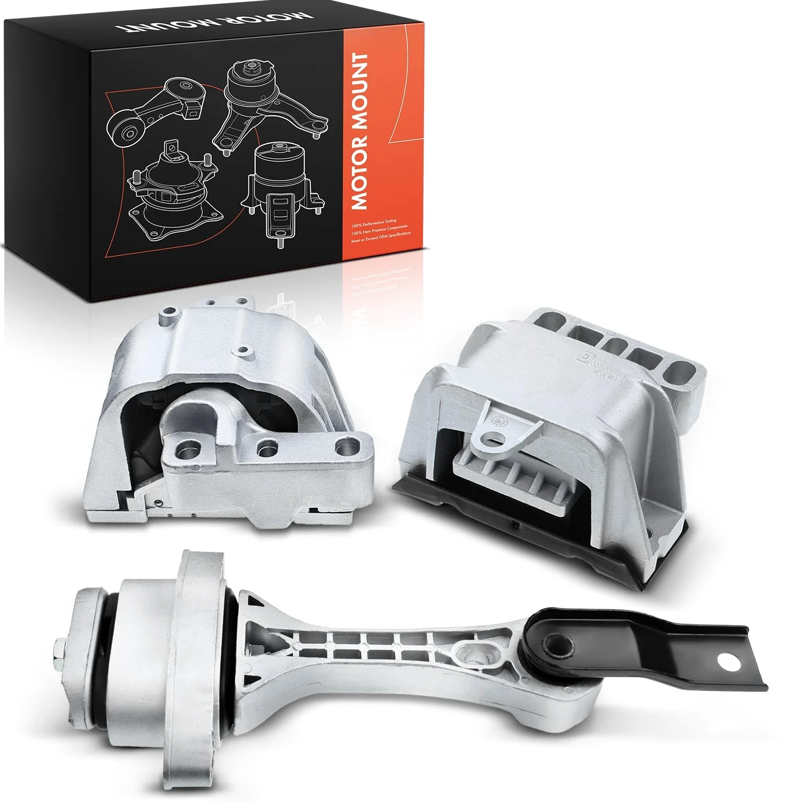 Frankberg 2 soportes de motor + 1 soporte de transmisión | 1J0199262BF; Compatible con: Nuevo Beetle 1C1 9C1, A3 8L1, B.o.r.a 1J2, Golf IV Variante 1J5, O.c.t.a.v.i.a I 1U2