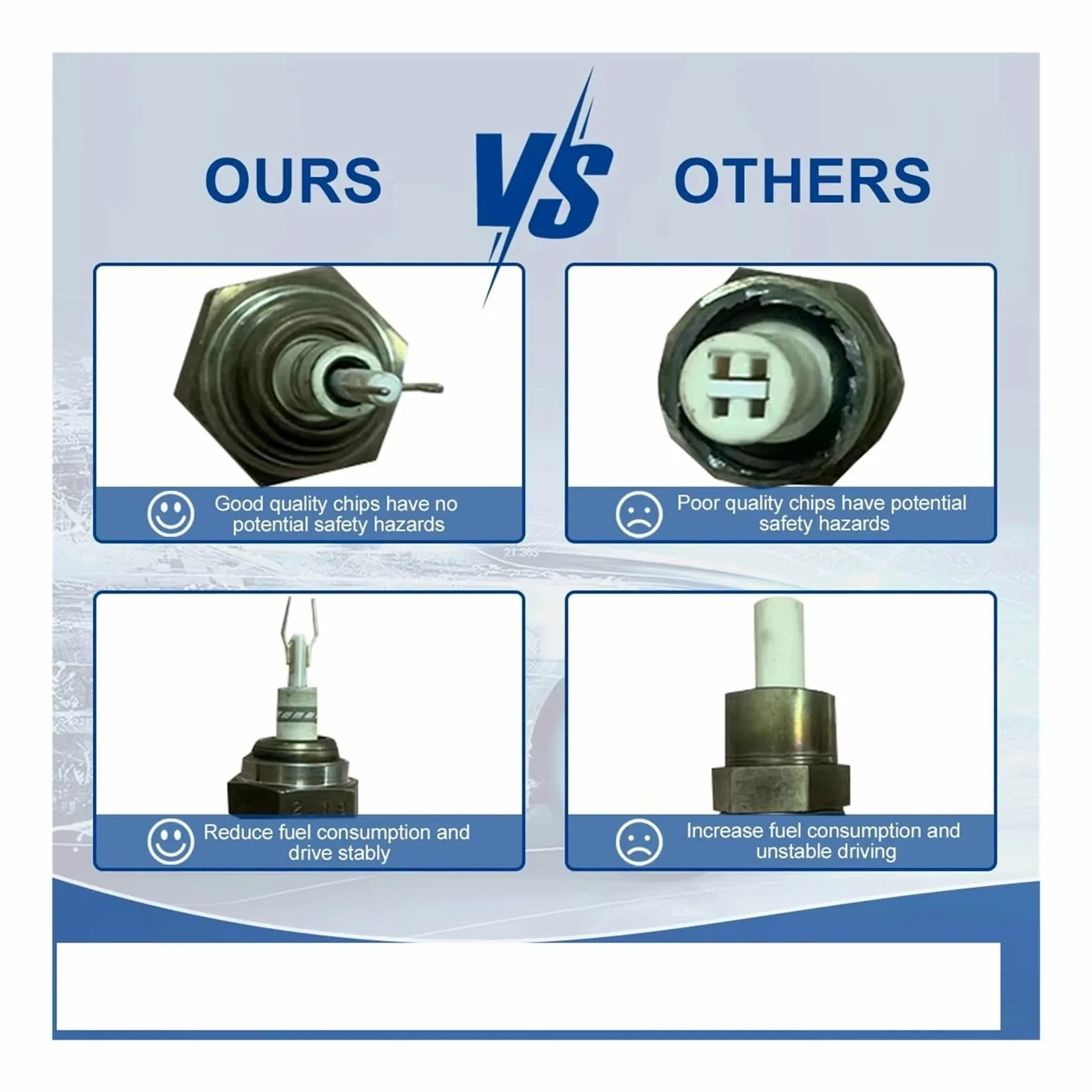 Sensor de oxígeno Lambda para Explorer 3.5L 2013 234-5038 234-4490 234-4491 Sensor de oxígeno Aguas Arriba y Aguas Abajo 9E5Z9F472D BL3A-9Y460-CA BL3Z-9F472-A Sensores de oxígeno