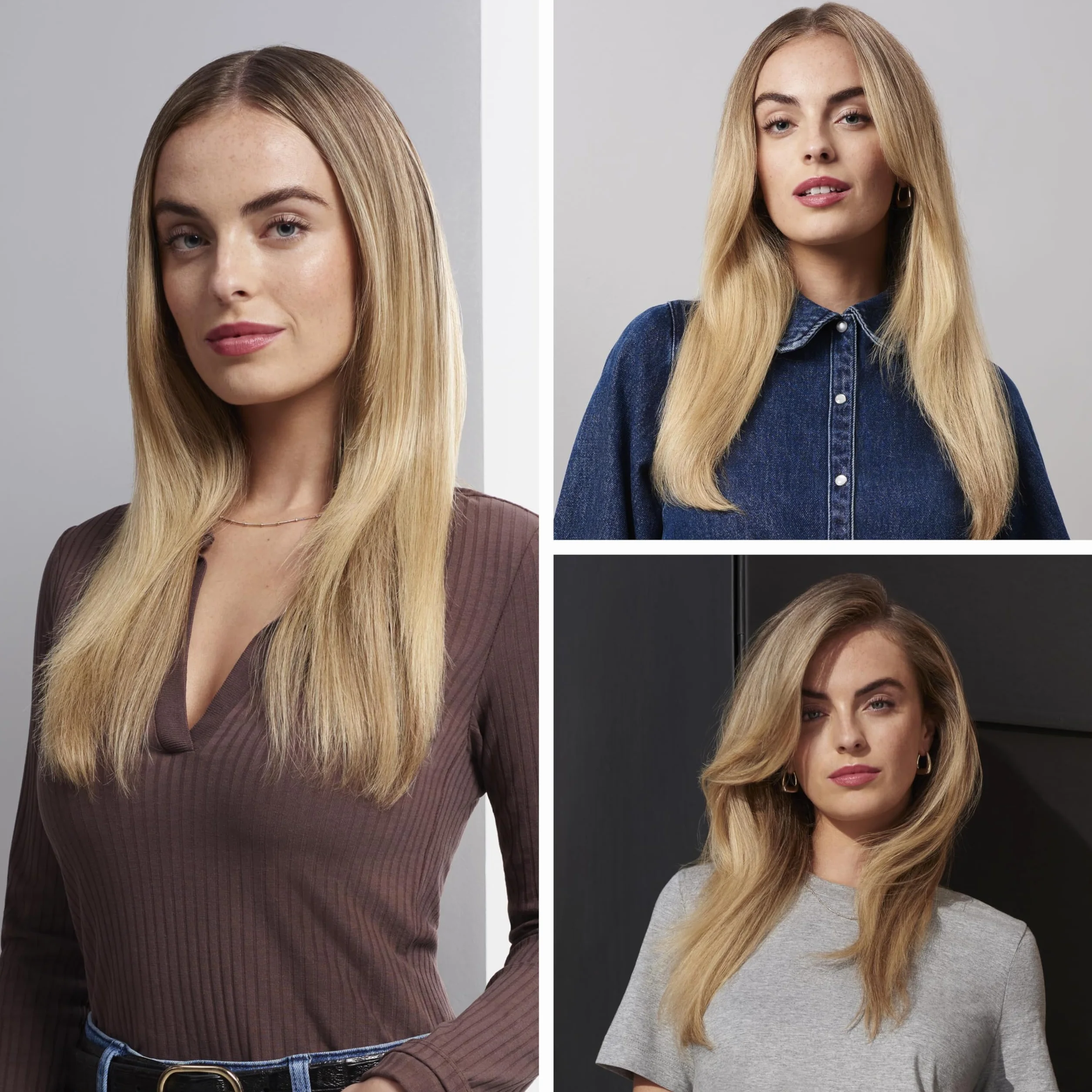 BaByliss Hydro Fusion AS774E Cepillo secador de pelo 4 en 1 Antiencrespamiento Azul