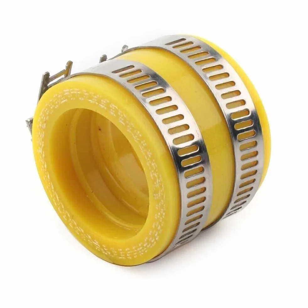 Colector de admisión de carburador a filtro de aire de 28 mm y 30 mm, adaptador de goma amarilla para PWK GZ OKO ZSDTRP, compatible con ATV Scooter Dirt para bicicleta