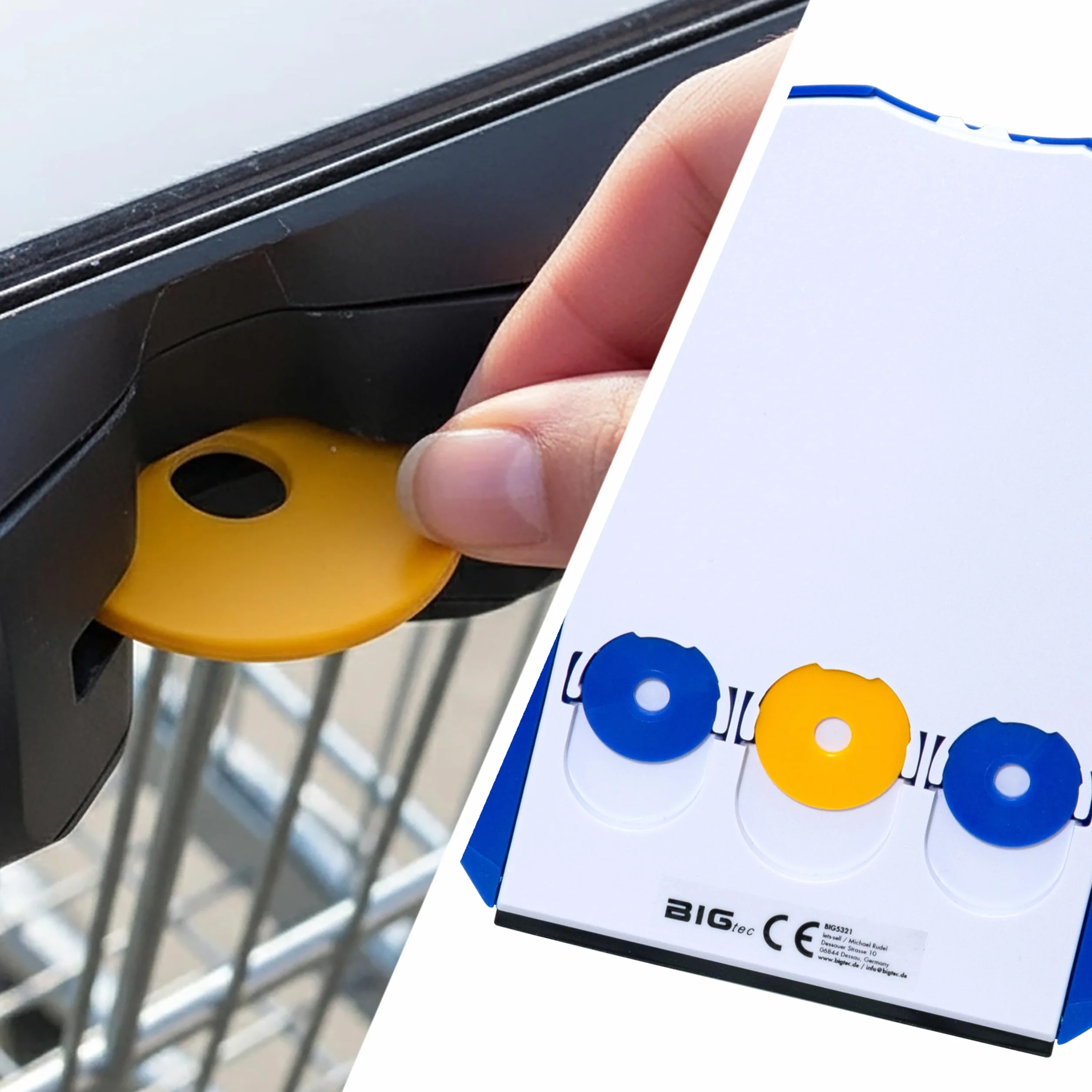 BIGtec Disco de aparcamiento con horas de aparcamiento con raspador de hielo y raspador de escritura 3 x fichas para el carro de la compra labio de goma ficha de compra rascador de nieve para coche y