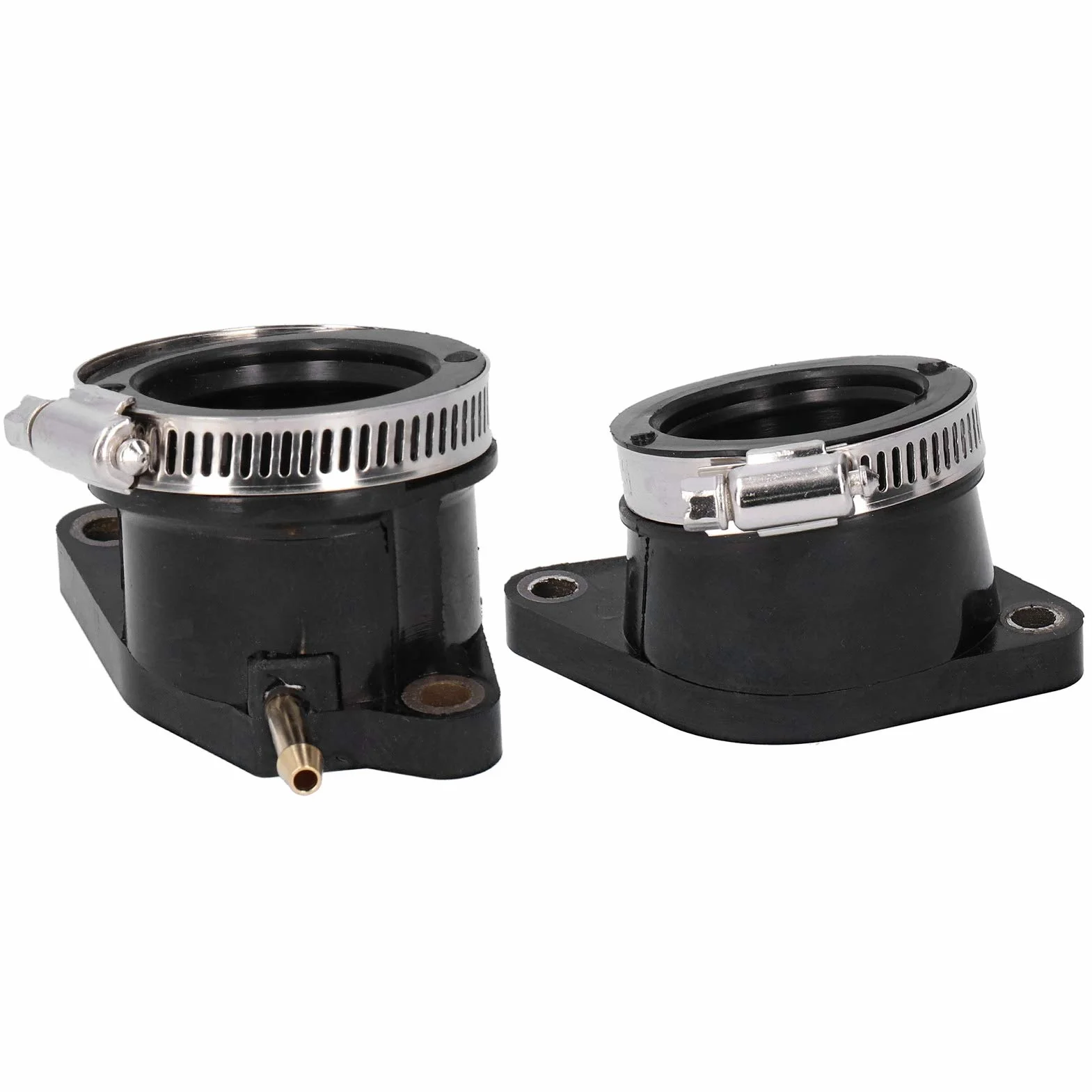 Botas de colector de admisión de carburador, 5LP ‑ 13586‑01‑00 Conector de colector de admisión de carburador de 2 piezas apto para Yamaha Raptor 660 660r 2001‑2005