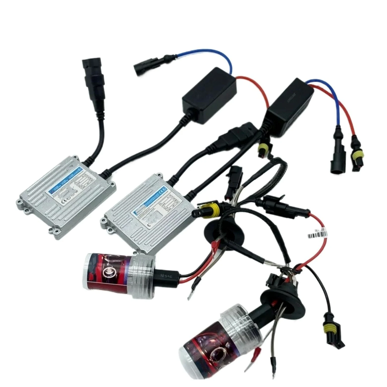 2025 Inicio Rápido 12V 35W D2S D2R D2C con Adaptador D2 D4S D4R Kit De XENÓN HID Bombilla Y Balasto Lastre Hid(8000K,H7)